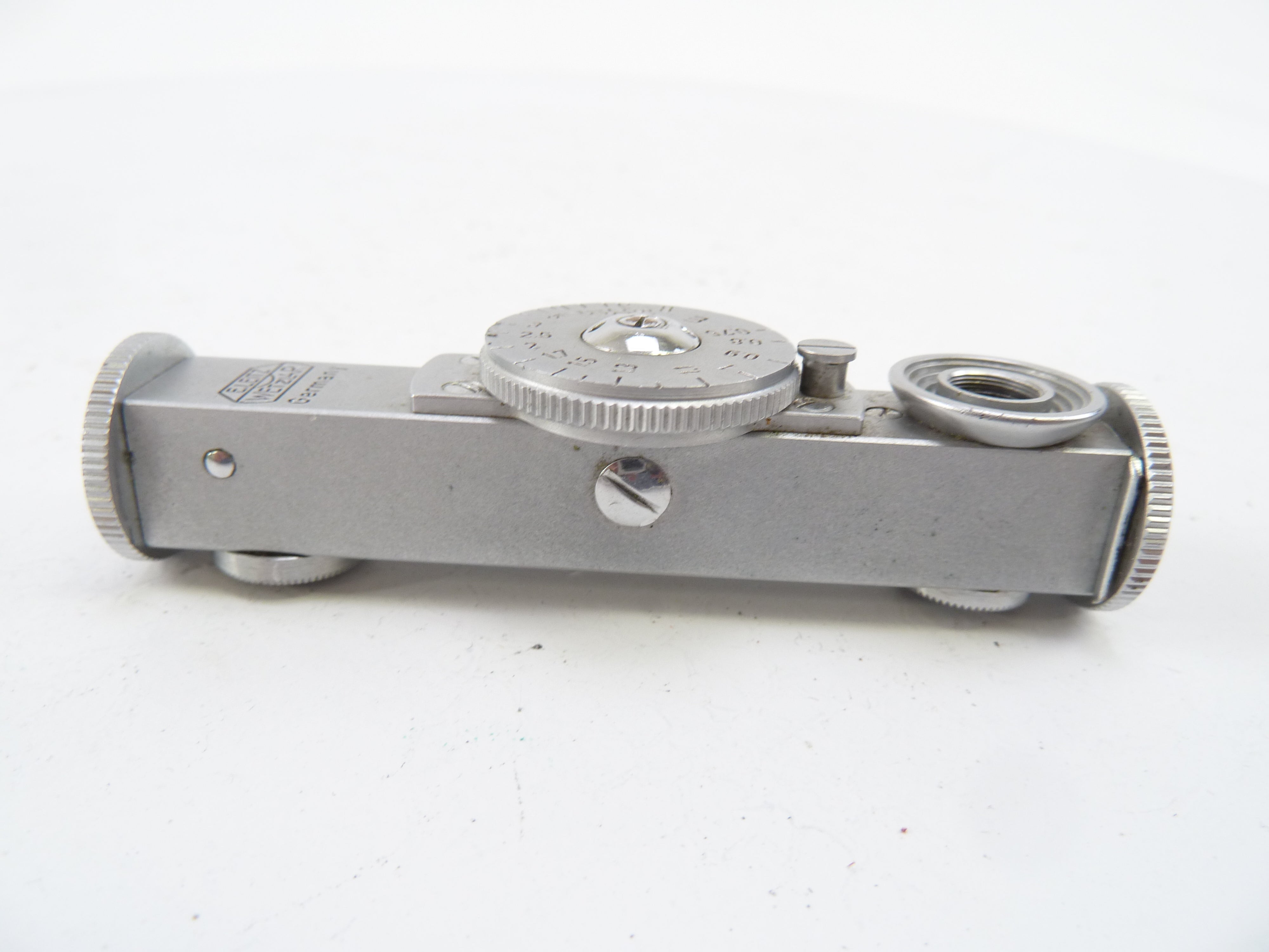 Leica E. Leitz Wetzlar Fofer Shoe Mounted Range Finder Focus Viewfinder Camera Chrome