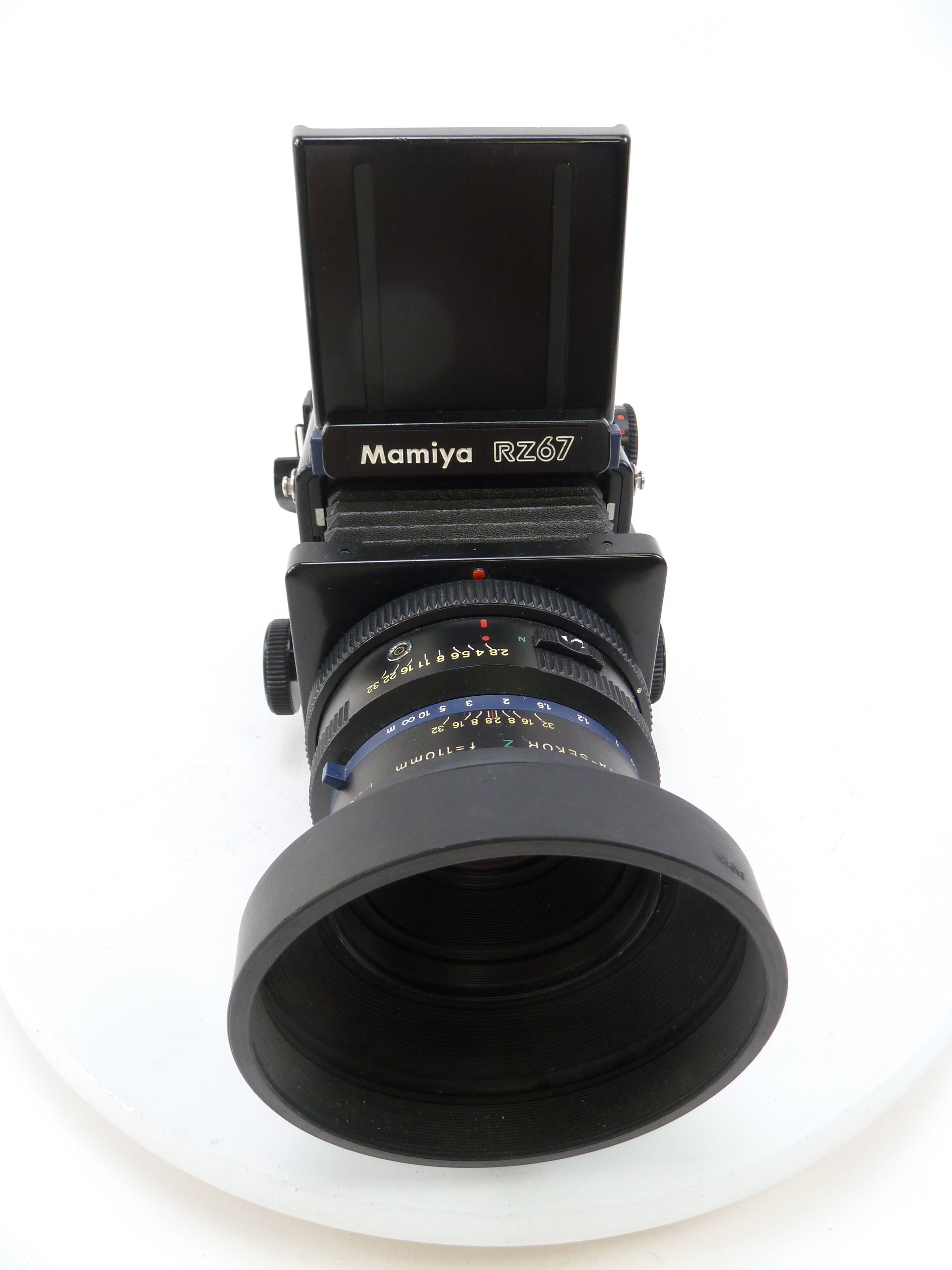 Mamiya RZ67 Pro Kit with 110MM F2.8 Lens, Pro 120 Film Back, and WLF