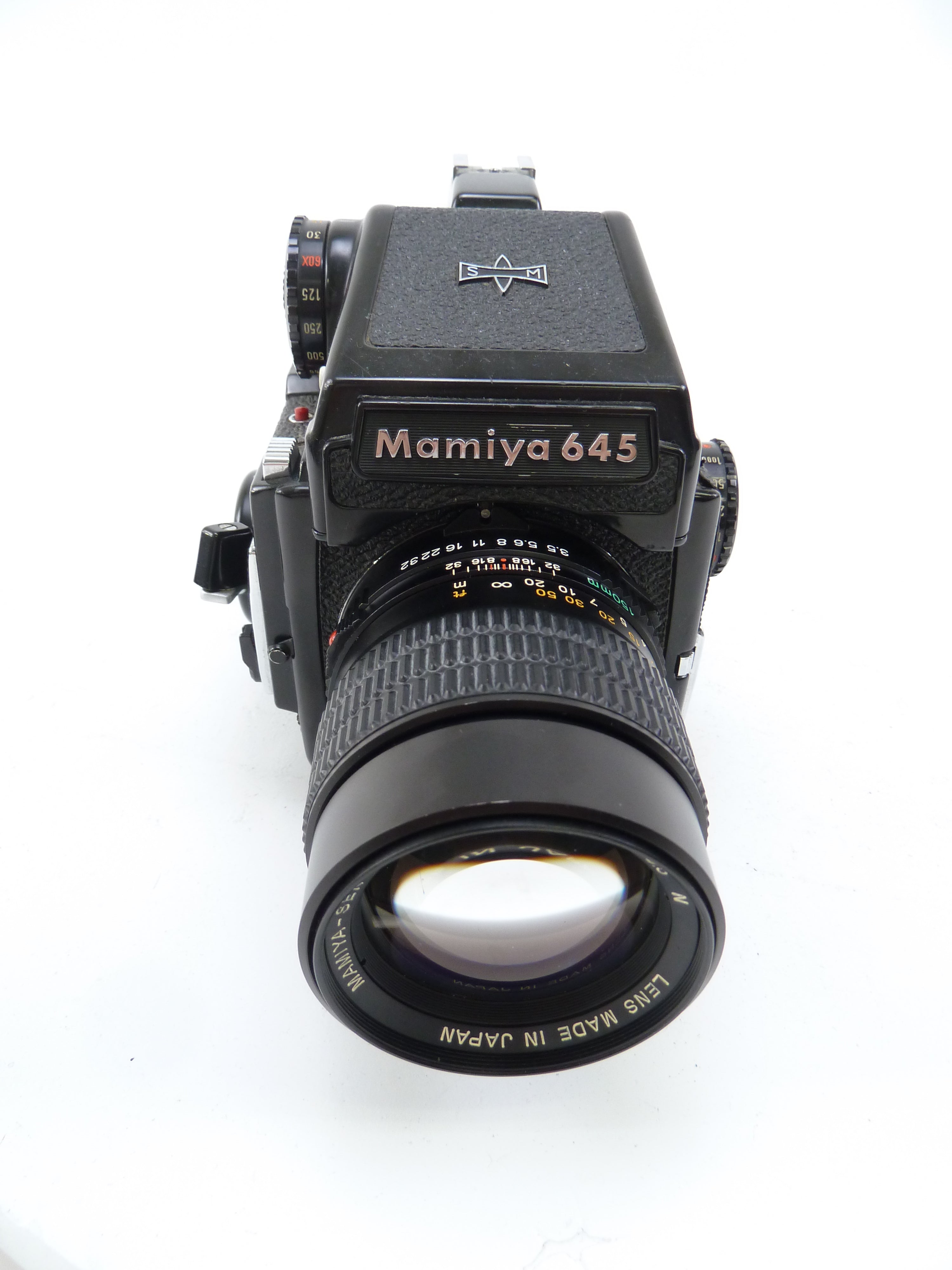 Mamiya M645 1000S Outfit with PD Meter Prism and 150MM F3.5 N Lens