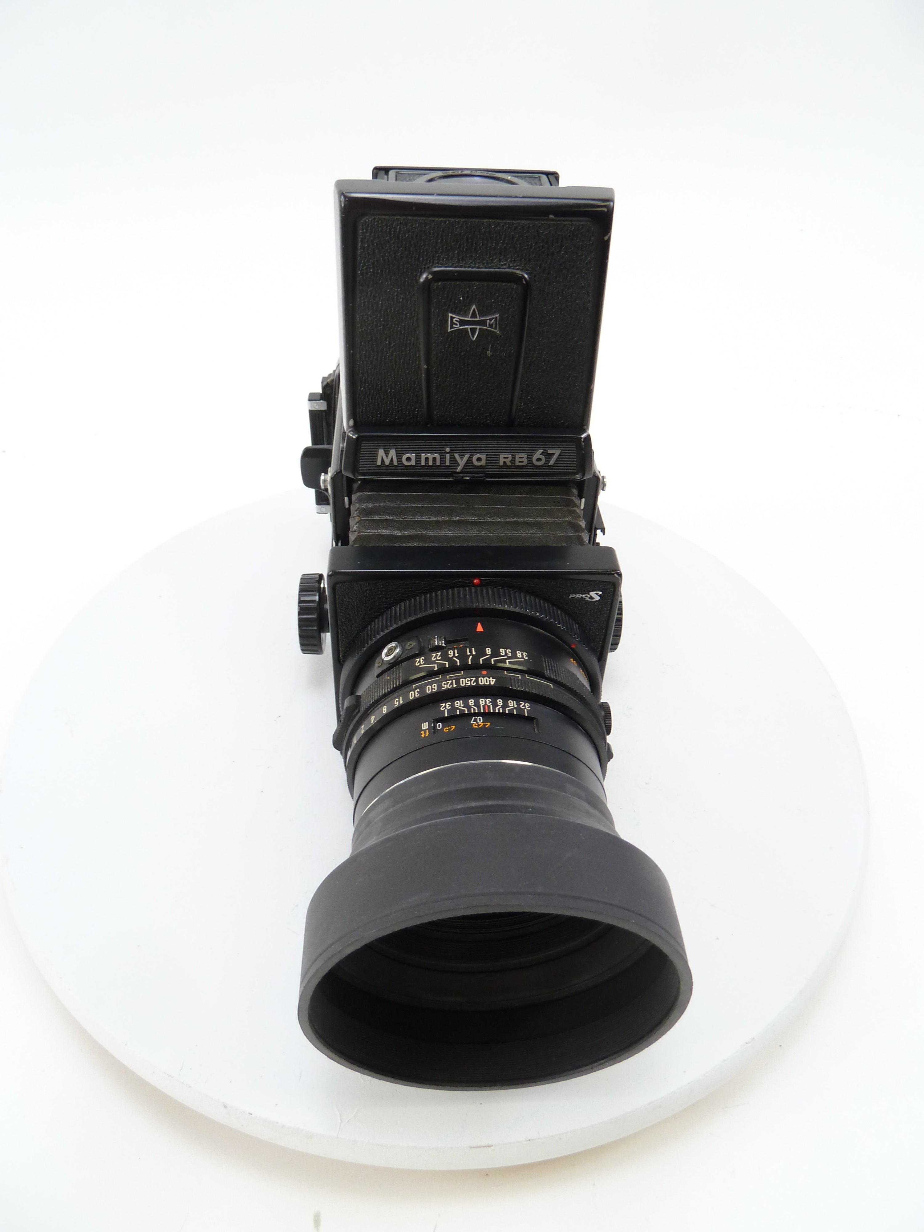 Mamiya RB67 Pro S Camera Outfit with 90MM F3.8 C Lens, Pro S 120 Back, and WLF