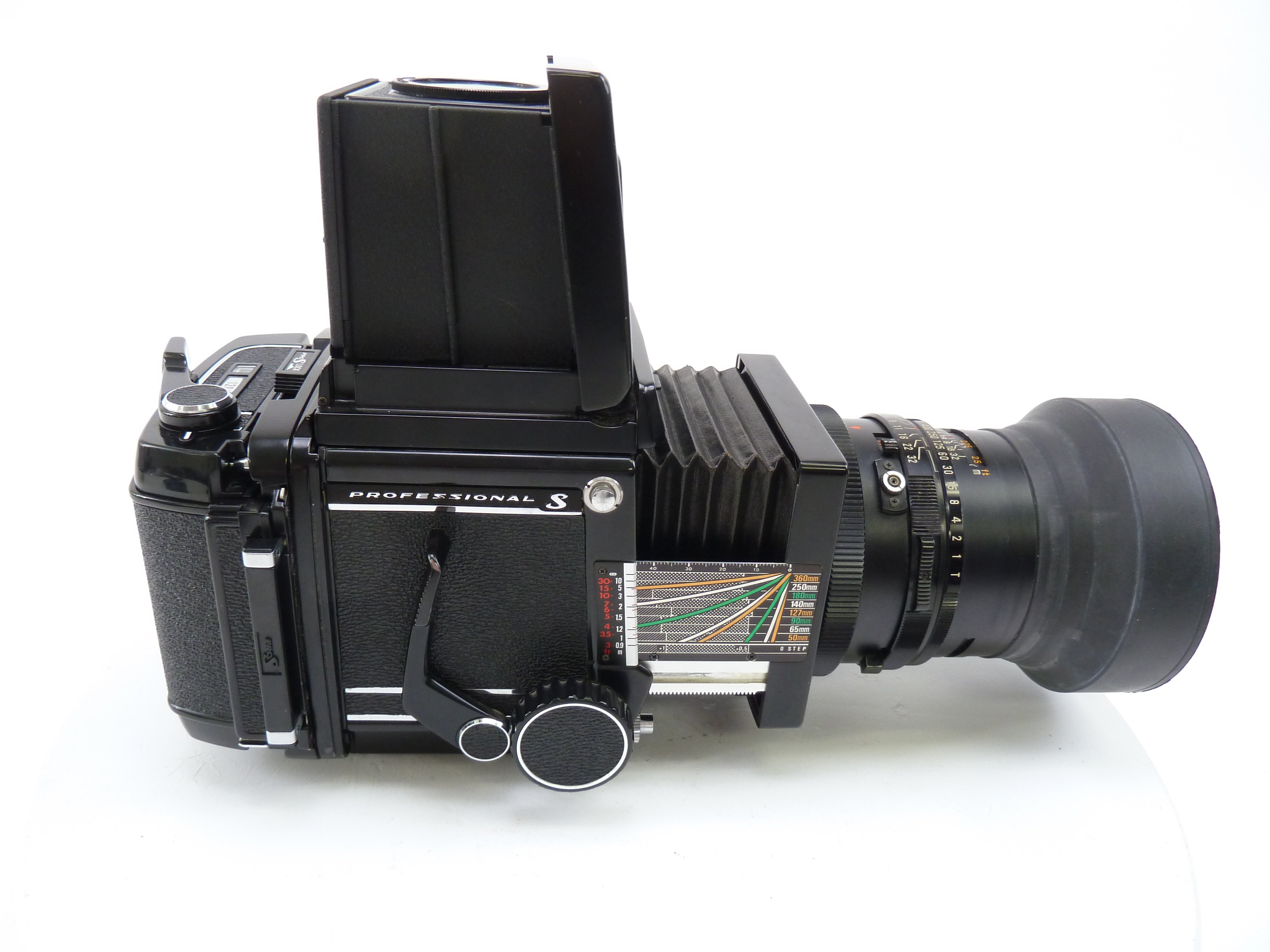 Mamiya RB67 Pro S Camera Outfit with 90MM F3.8 C Lens, Pro S 120 Back, and WLF