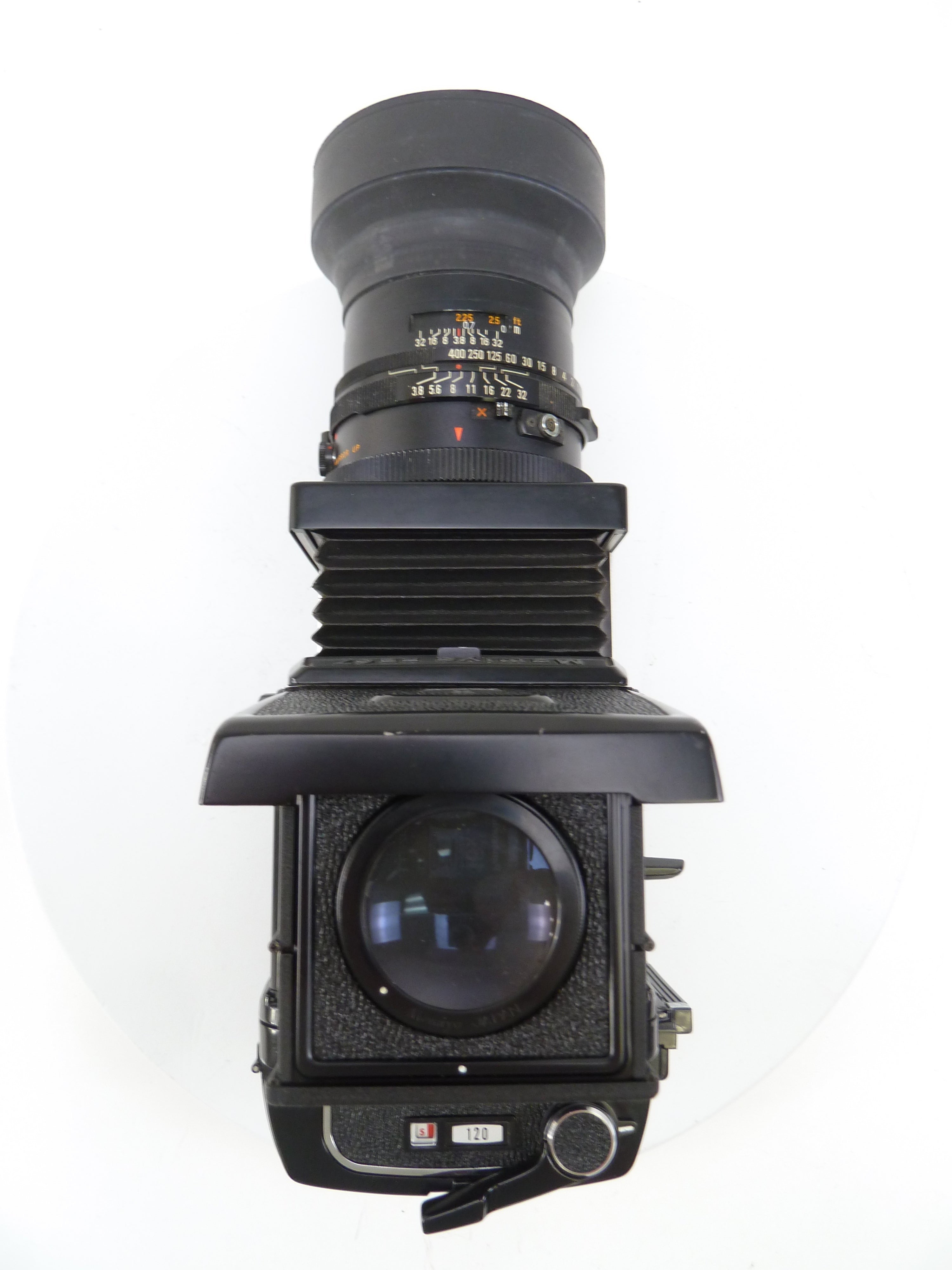 Mamiya RB67 Pro S Camera Outfit with 90MM F3.8 C Lens, Pro S 120 Back, and WLF