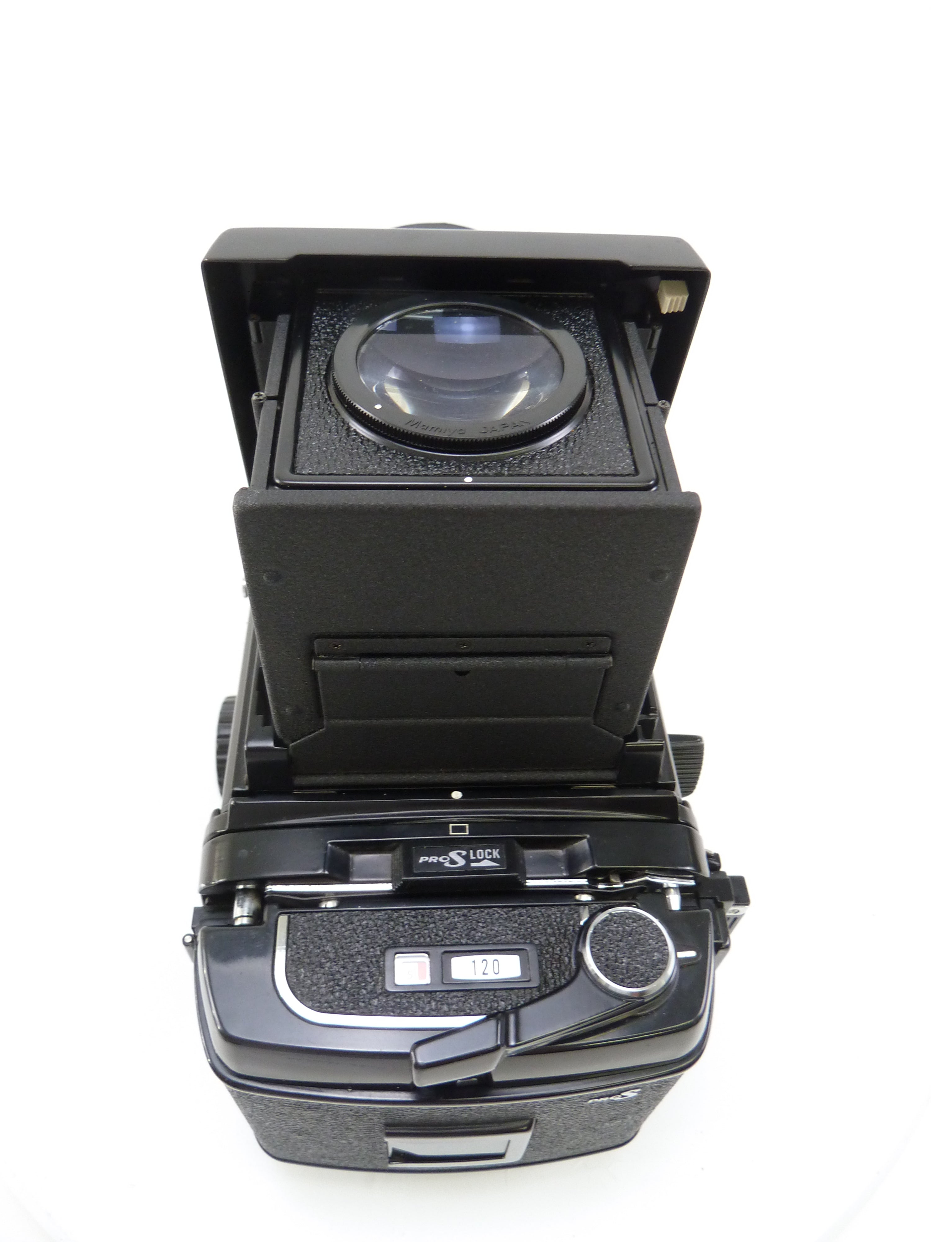 Mamiya RB67 Pro S Camera Outfit with 90MM F3.8 C Lens, Pro S 120 Back, and WLF