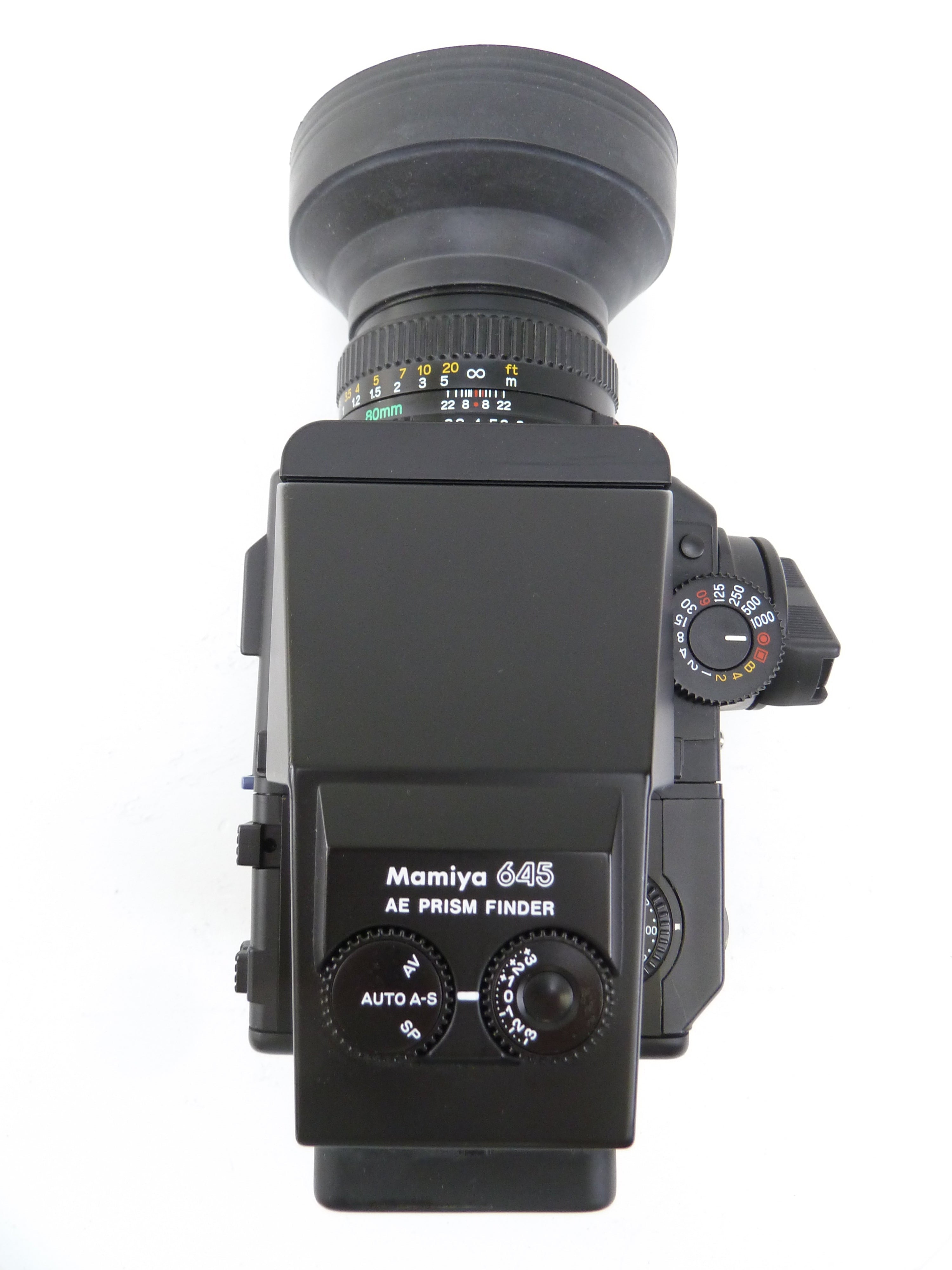 Mamiya 645 Super Camera Outfit with AE Prism Finder, 80MM F2.8 N Lens, and 120 Back