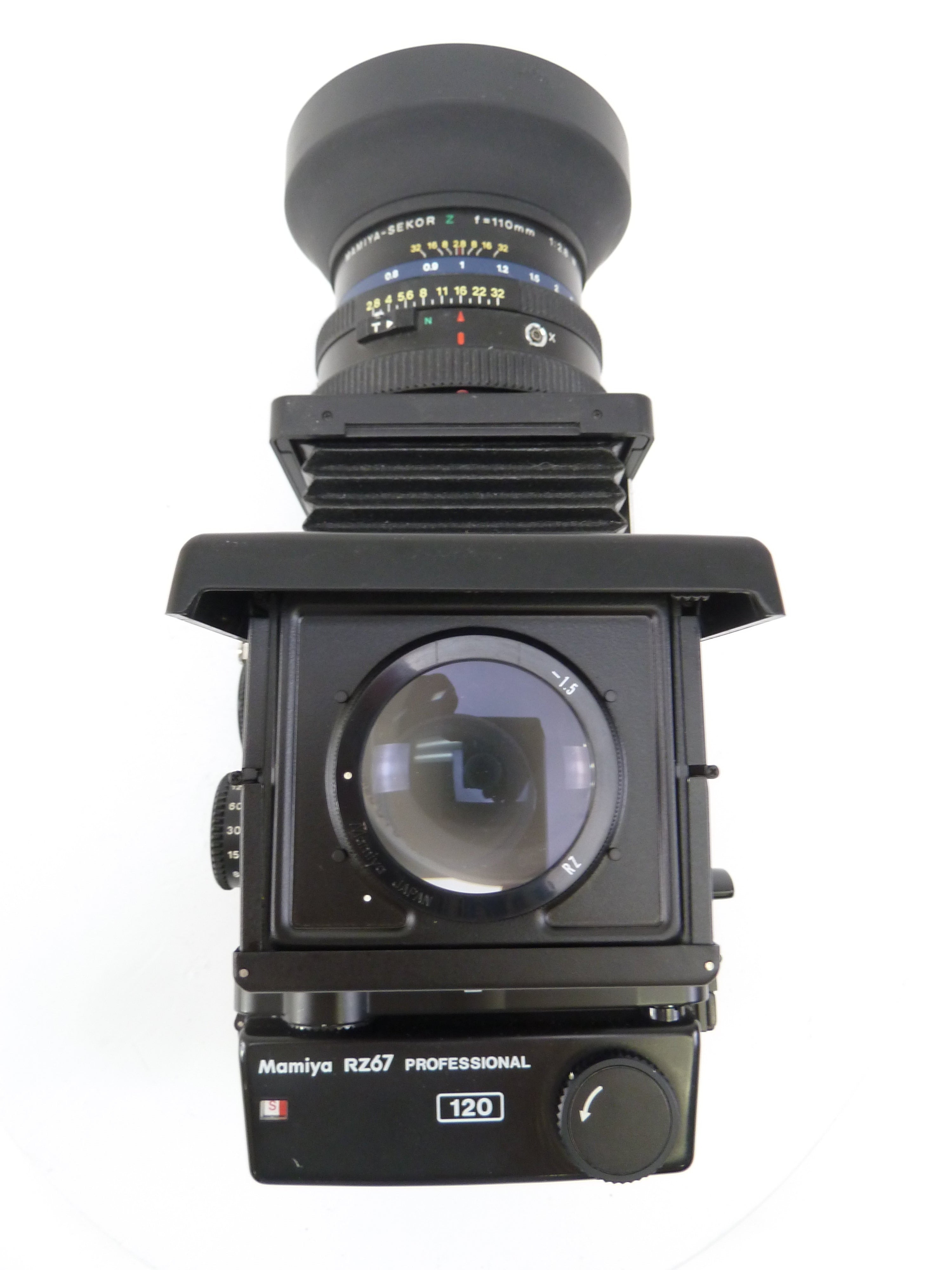 Mamiya RZ67 Camera Outfit with 110MM f2.8 W Lens, Pro 120 Back, and WLF