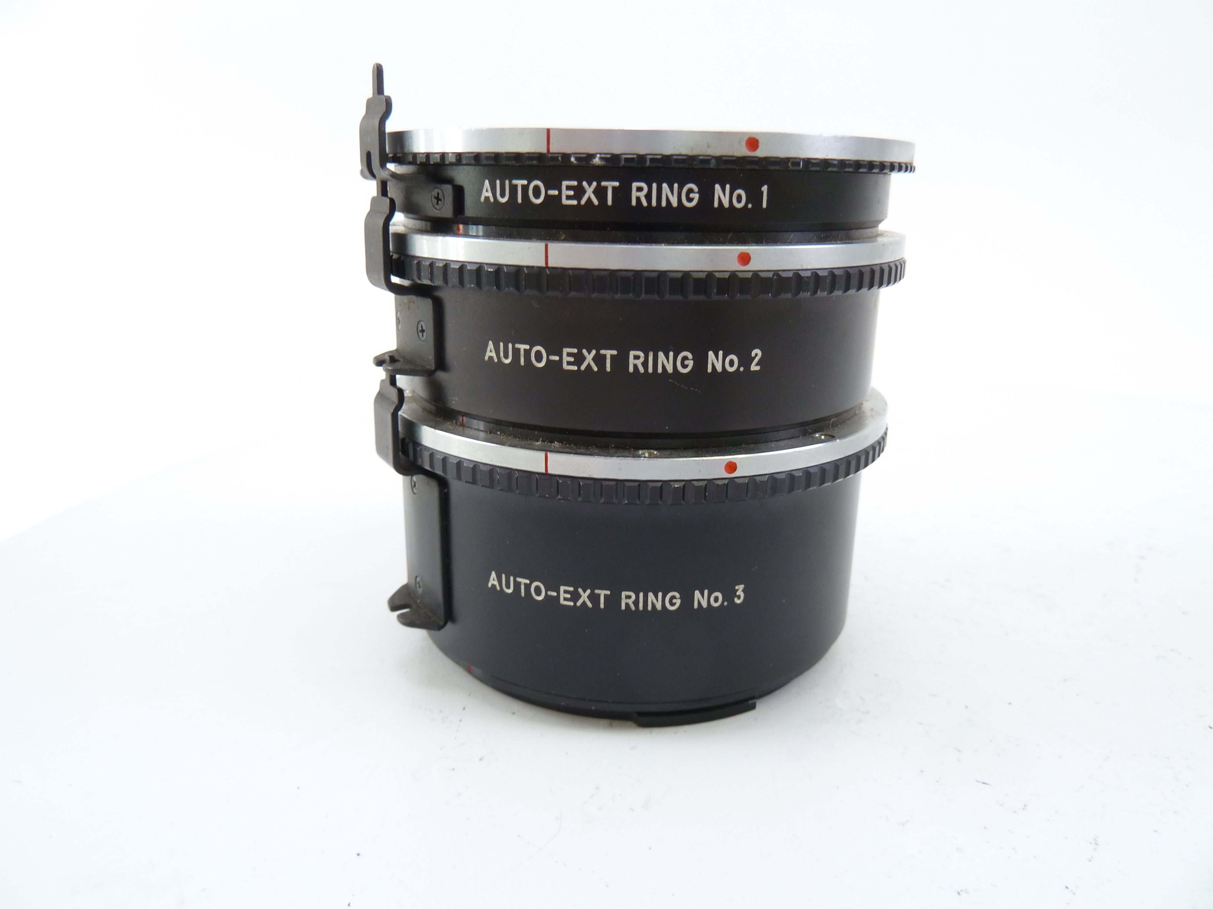 Mamiya 645 Pro Auto Extension Tube Set 1, 2, and 3