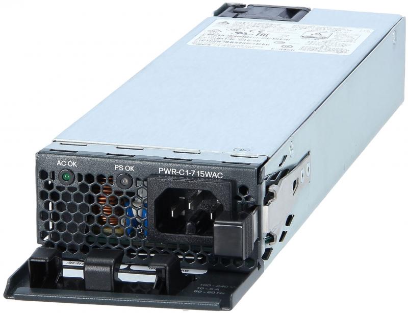Cisco PWR-C1-715WAC 341-0560-03 715W AC Power Supply For Catalyst 3850 & 9300 Series