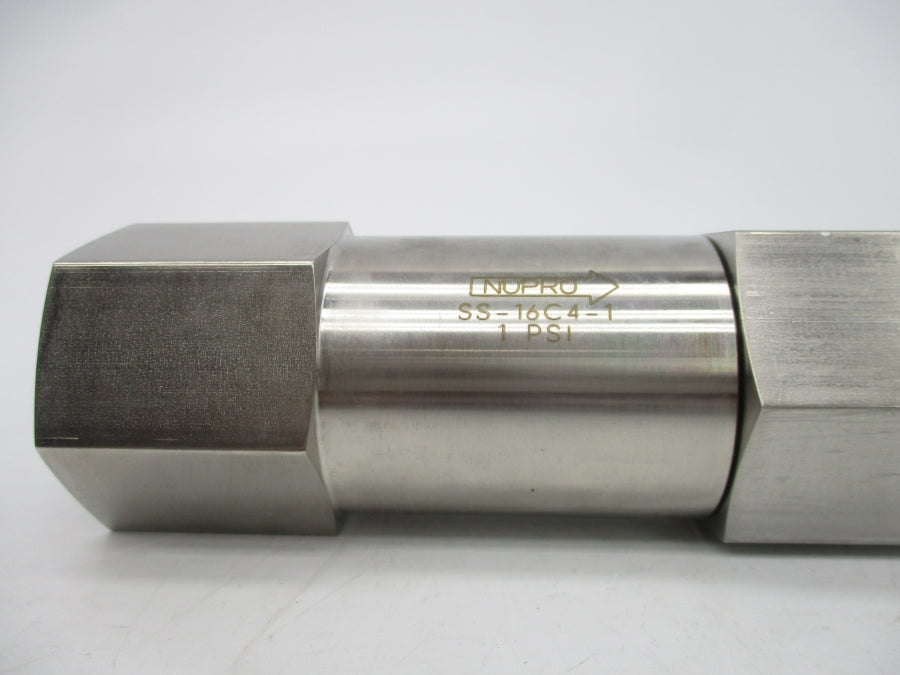 NUPRO SS-16C4-1 1PSI NSNP