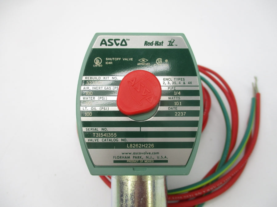 ASCO L8262H226 110/120V 100PSI 1/4" NSMP