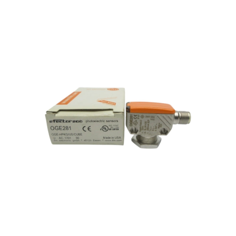 IFM EFECTOR OGE281 OGE-HPKG/US/CUBE 10-30VDC NSMP
