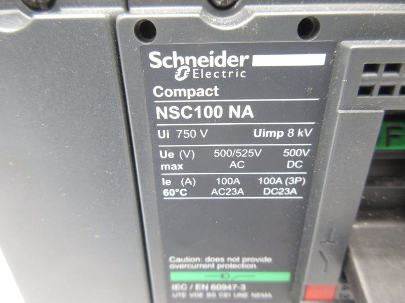 SCHNEIDER ELECTRIC NSC100NA 750V 100A NSNP