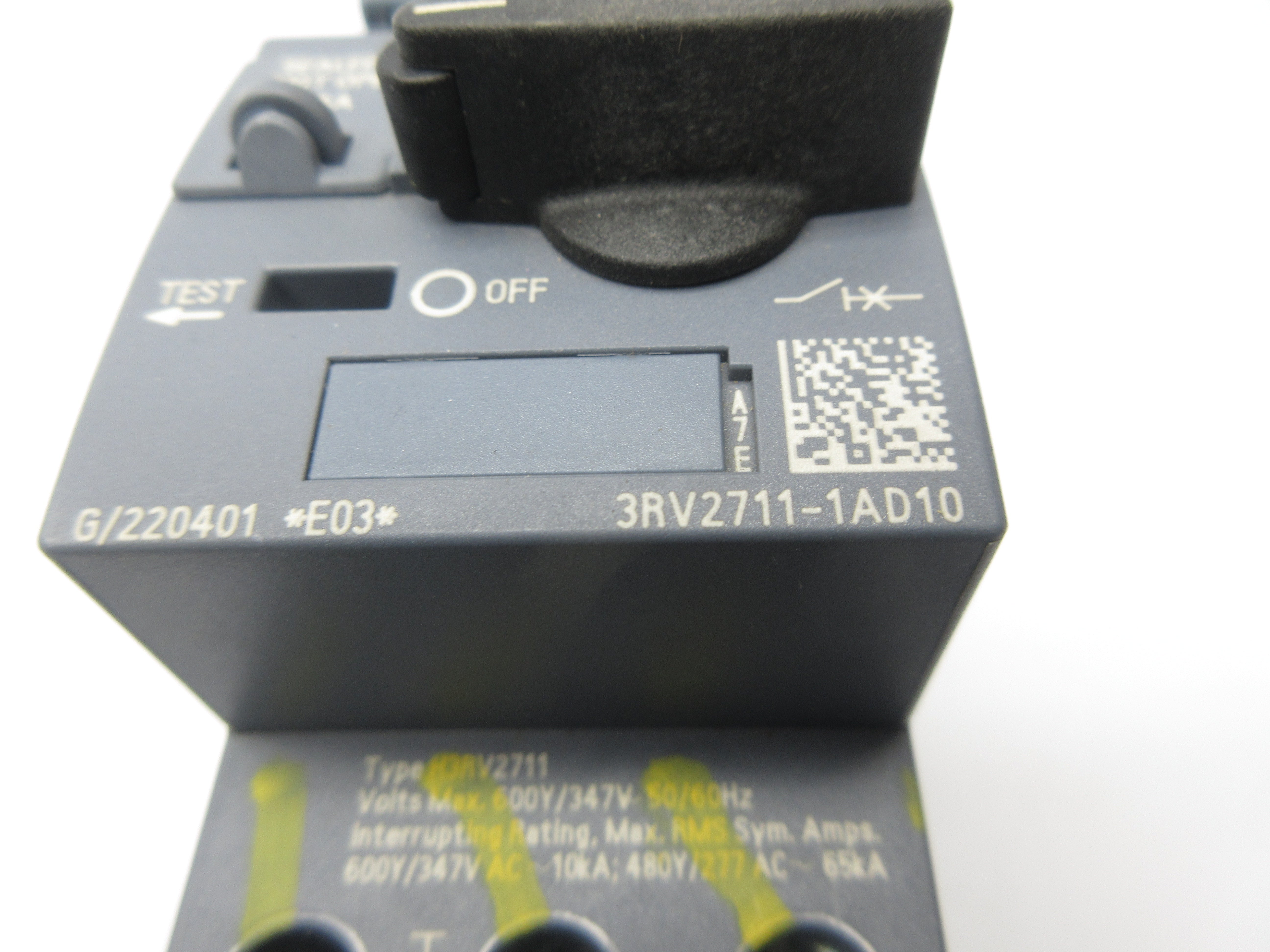 SIEMENS 3RV2711-1AD10 1.6A (AS PICTURED) NSNP