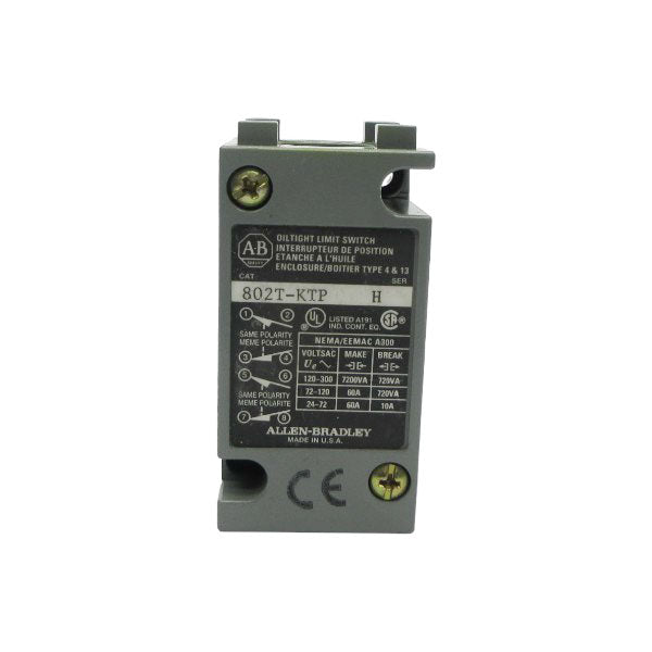 ALLEN BRADLEY 802T-KTP SER. H (AS PICTURED) NSNP