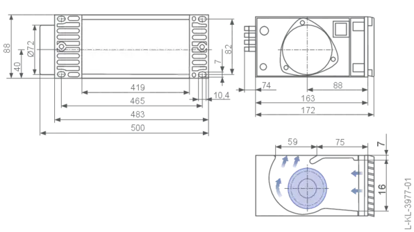 QR06A-2EM.42.AB ZIEHL-ABEGG Crossflow fan