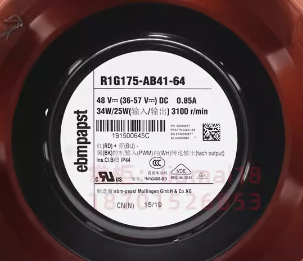 Ebm-Papst R1G175-AB41-64 48V 0.86A 34W 4wires Cooling Fan