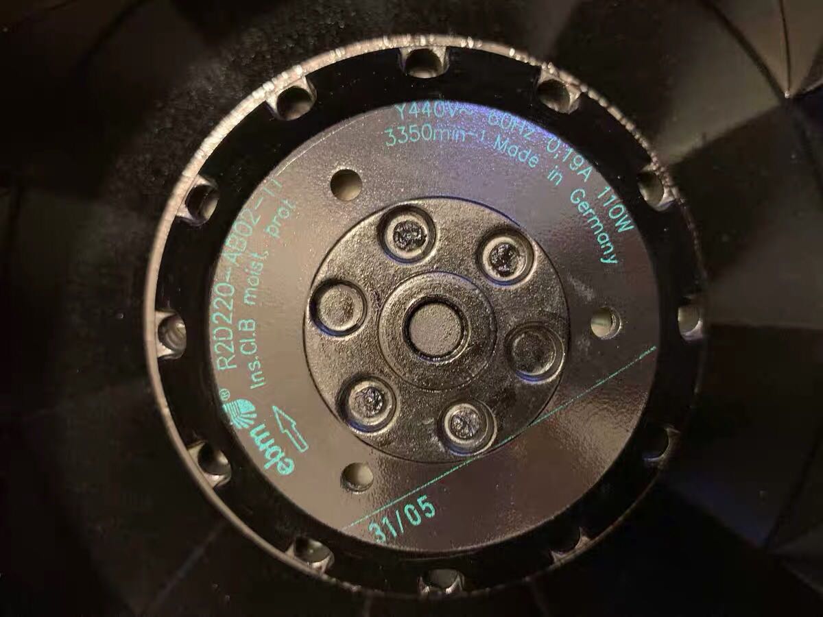 R2D220-AB02-11 400V Ebmpapst centrifugal fan