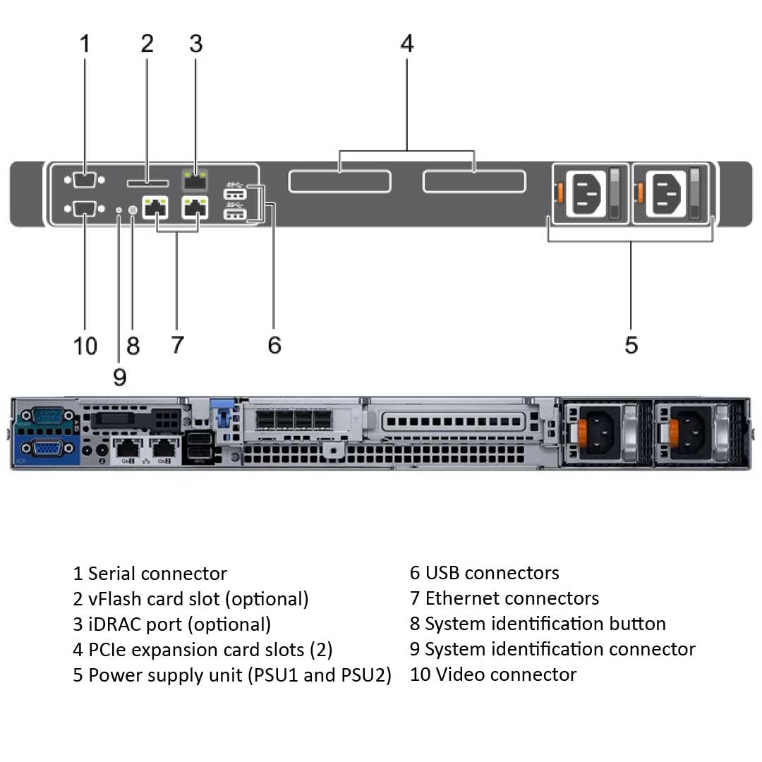 4G8T2 — Cabled Drive Chassis | Dell PowerEdge R330