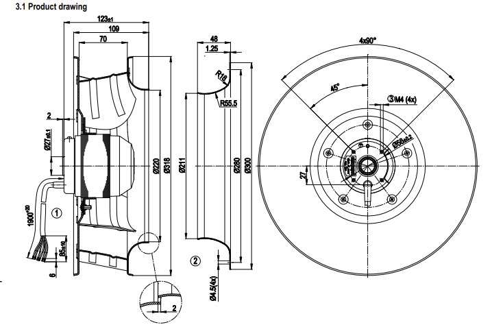 R4E310-AR06-13 ebmpapst  FAN