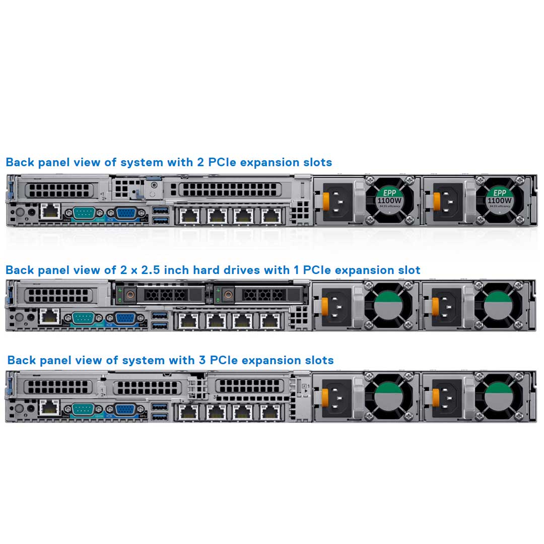Dell R640 Riser Configuration 1B + 2B