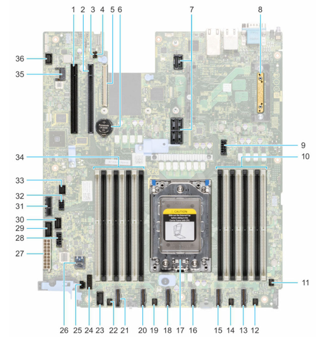35YY8 — System Board Motherboard | Dell PowerEdge R6515