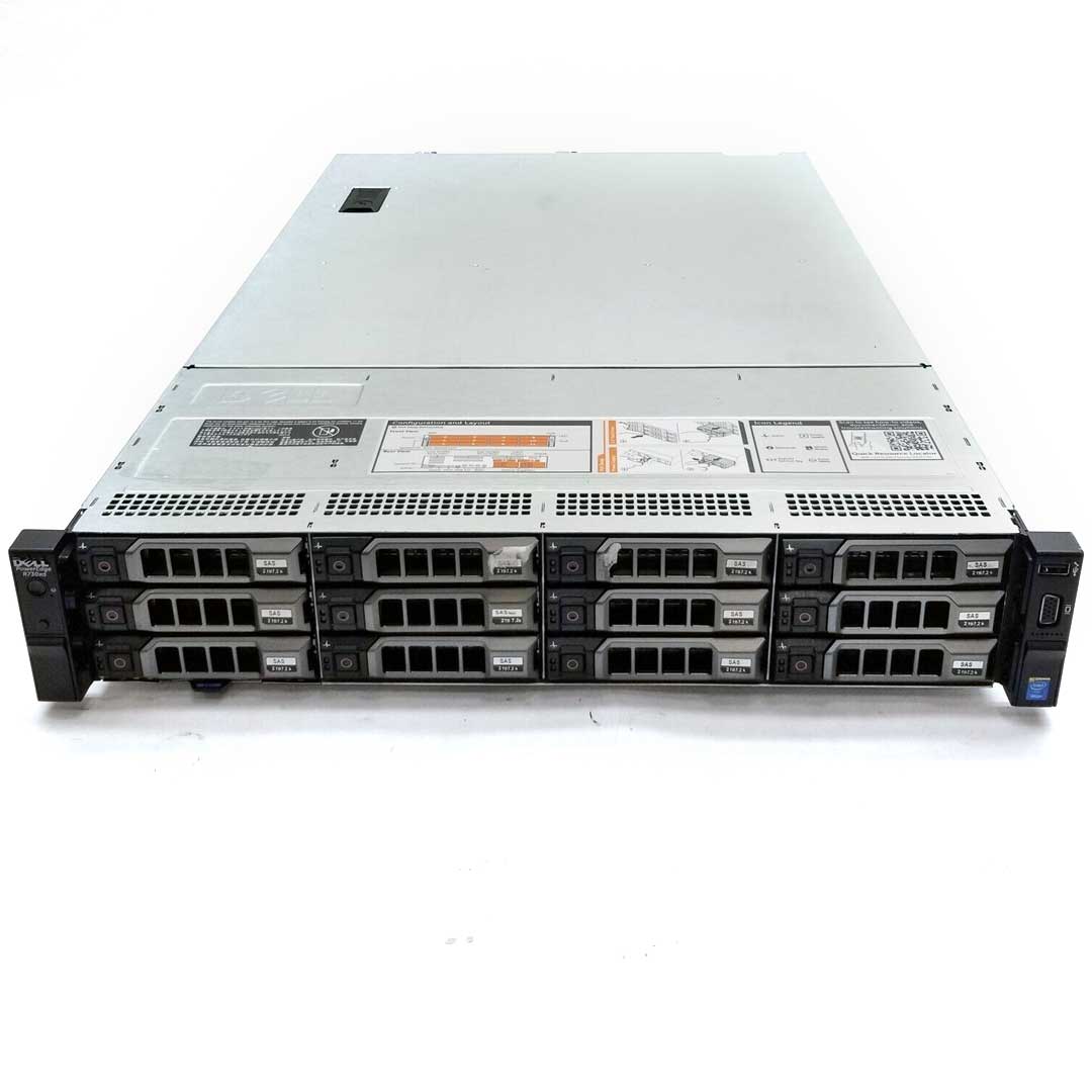 900RP —  12x 3.5" SAS/SATA Rack Chassis | Refurbished Dell PowerEdge R730xd