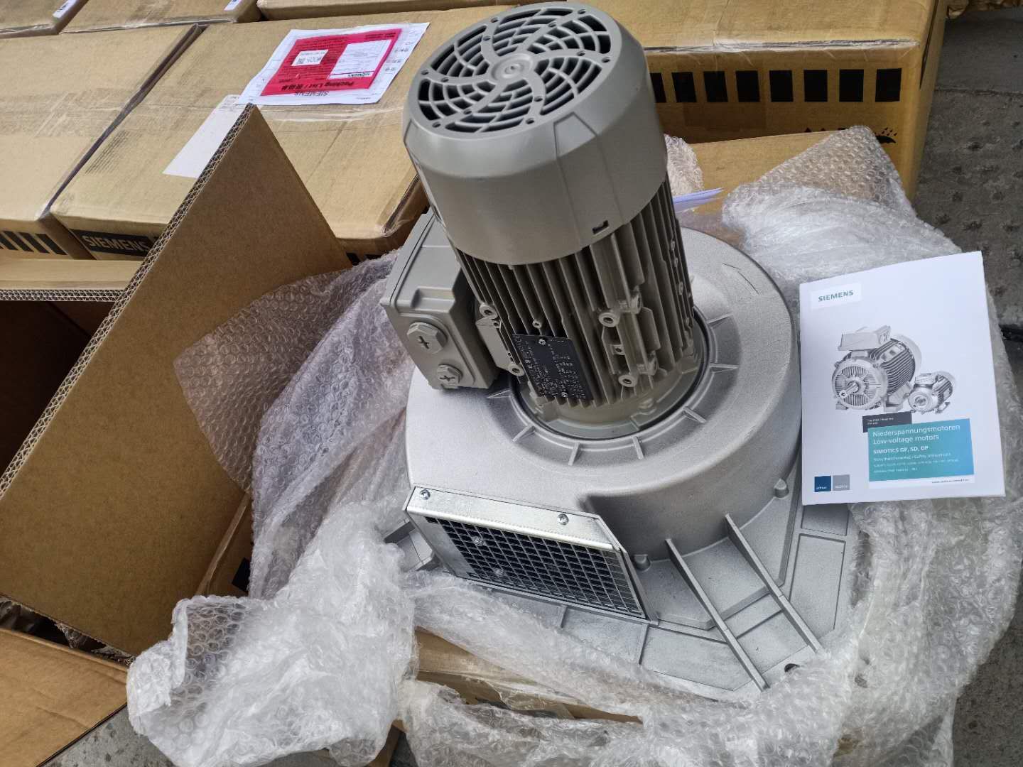 RF22P‐2DN.B4.5R ZIEHL-ABEGG centrifugal fan 400V AC 2.25A Siemens 1PH718/1PH7224/1PH7228 Series Spindle Servo Motor