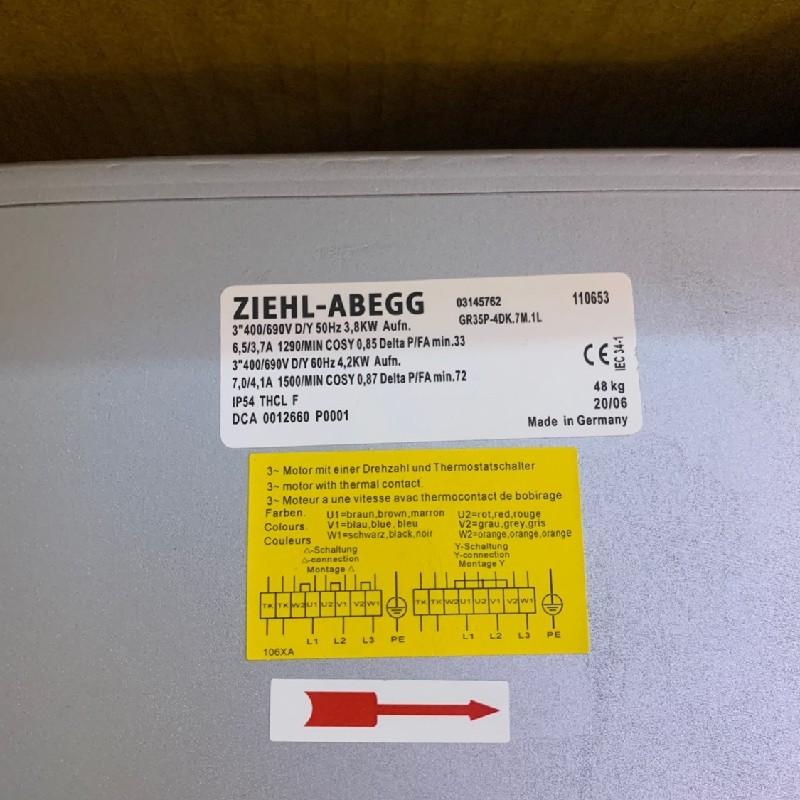 RG35P-4DK.7M.1L ZIEHL-ABEGG centrifugal fan