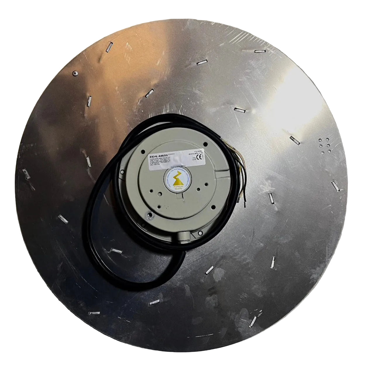 Brand new RH45G-4EK.4I.1R ZIEHL-ABEGG centrifugal fan 230V 0.61/0.83kW 2.9/3.7A 1270/1320rpm