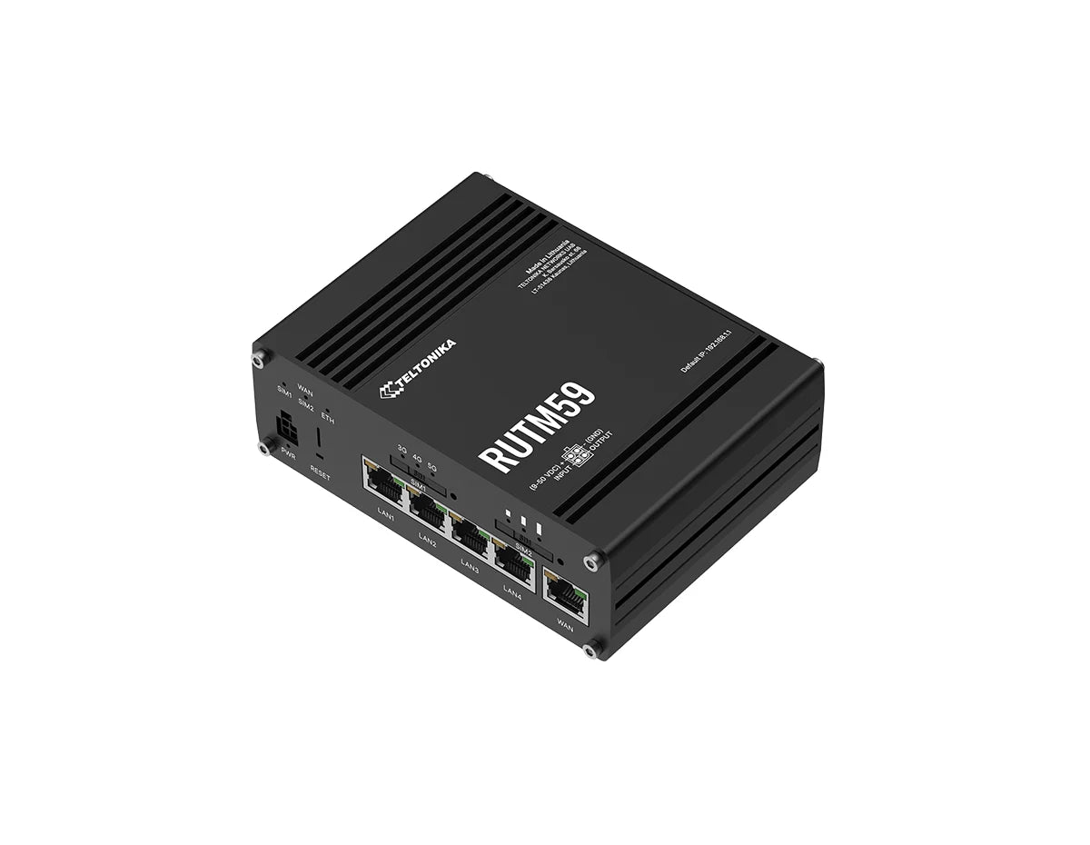 Teltonika RUTM59 5G Industrial Cellular Router (RUTM59000000)