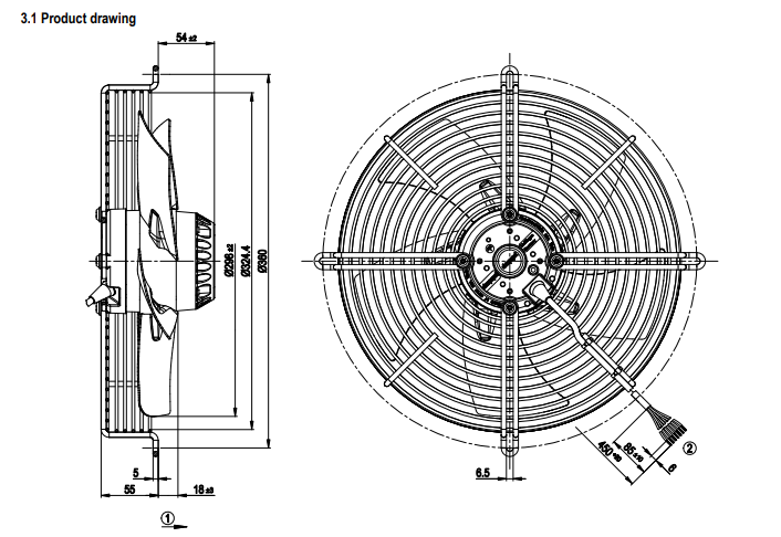 S2D300-AP02-31 ebmpapst axial fan