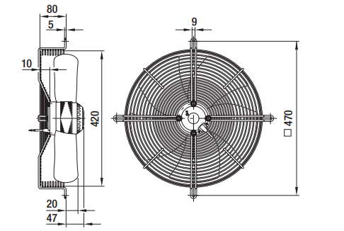 S4E400-AP02-04 EBMpapst Axial Fan