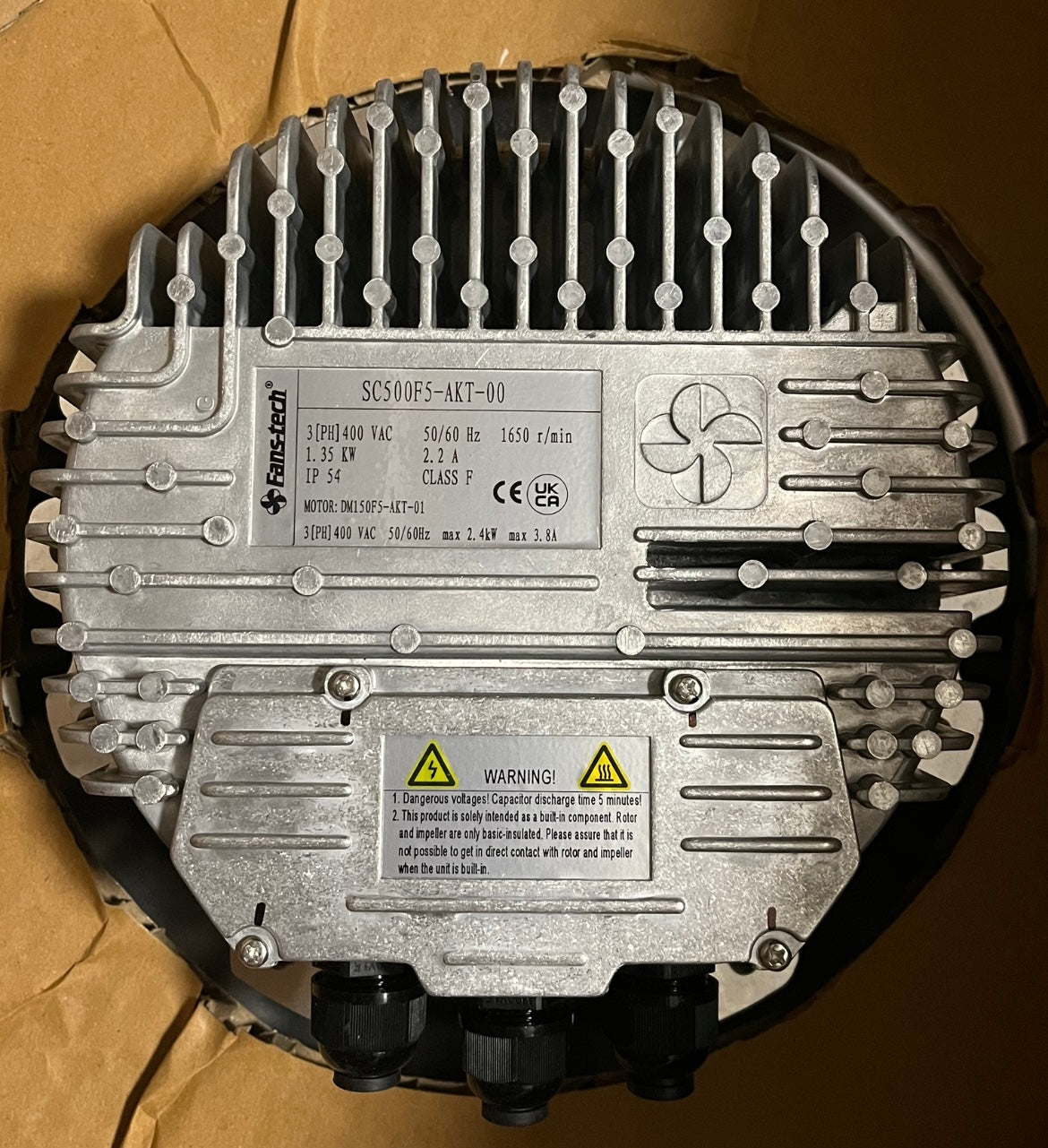 Fans-tech SC500F5-AKT-00 380-480V 2.2A 1.35kW Cooling Fan