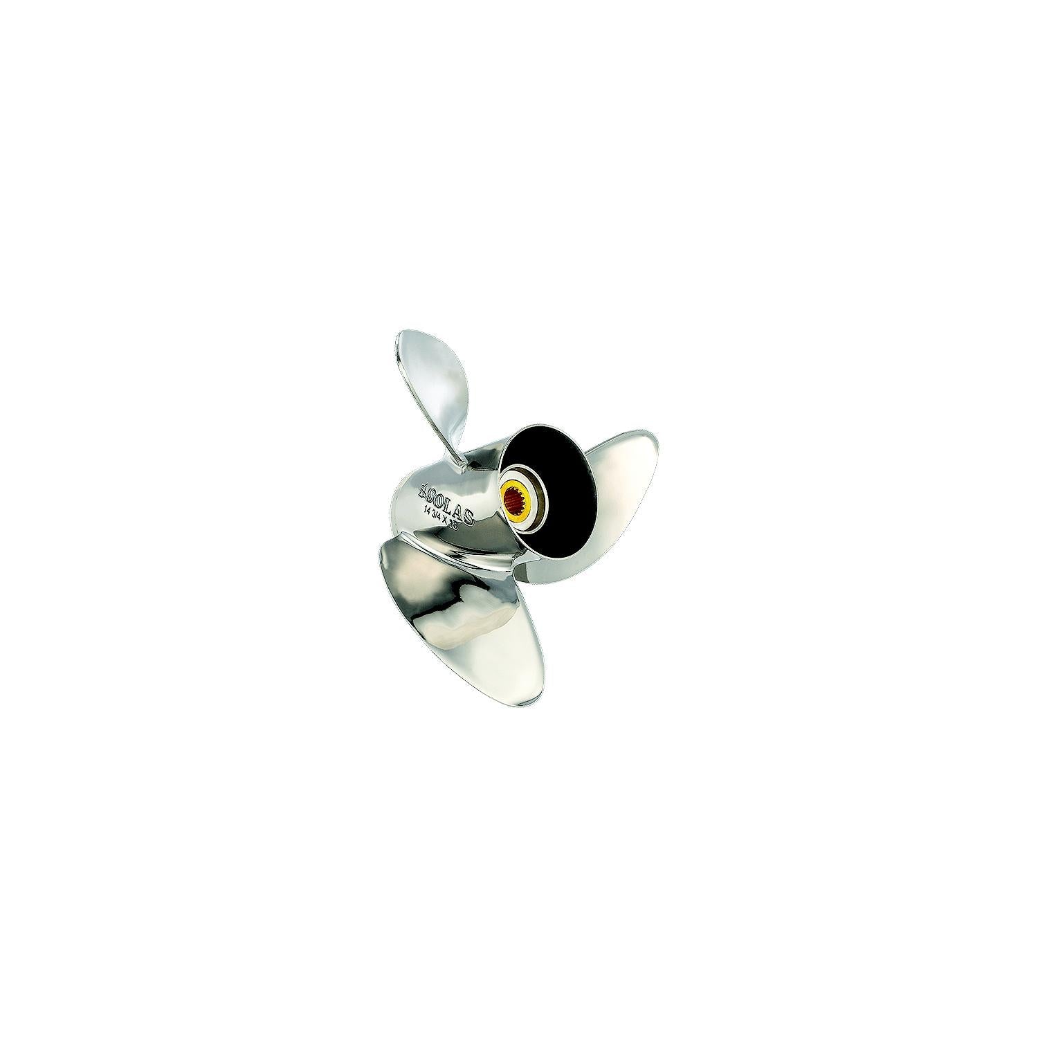 Solas Propeller 3451-139-21 Solas HR Titan SS 3-Blade Propeller for Yamaha