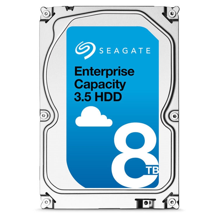 Seagate Enterprise Capacity 3.5 HDD v6 ST8000NM0166 8TB 7.2K RPM SAS 12Gb/s 4Kn 3.5in Recertified Hard Drive