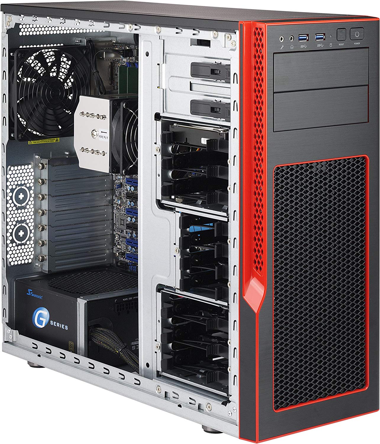 Supermicro SYS-5038AD-I Barebone System Intel X99 Chipset LGA 2011 R3 Core i7 Extreme Edition, Broadwell-E, Xeon E5 v3/v4, DDR4 Enthusiast Gaming Desktop - SYS-5038AD-I.