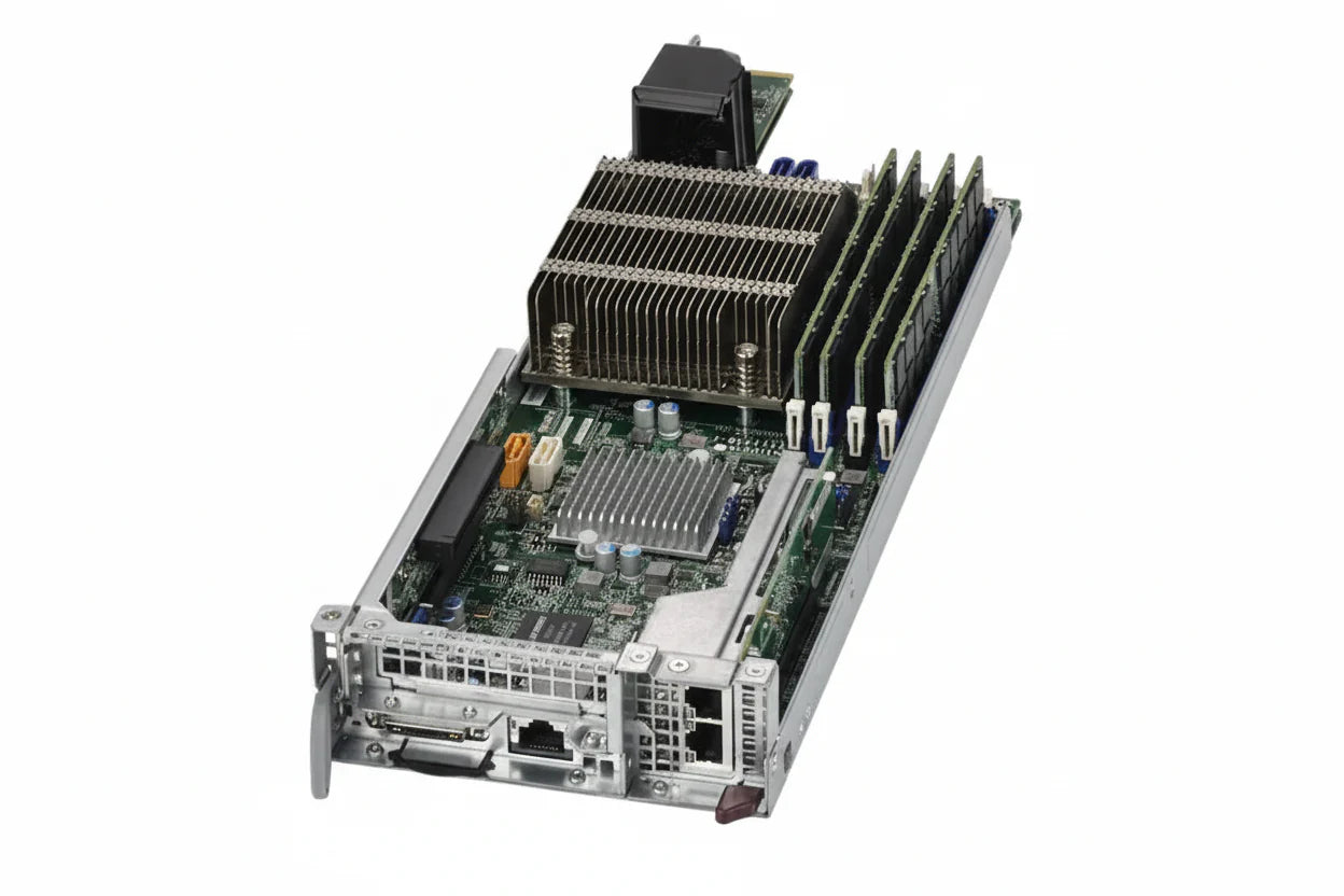 Supermicro SYS-5039MS-H8TRF 3U 8 Node MicroCloud - Xeon E3-1230 v5 | 512GB DDR4 (4x16GB Per Node)