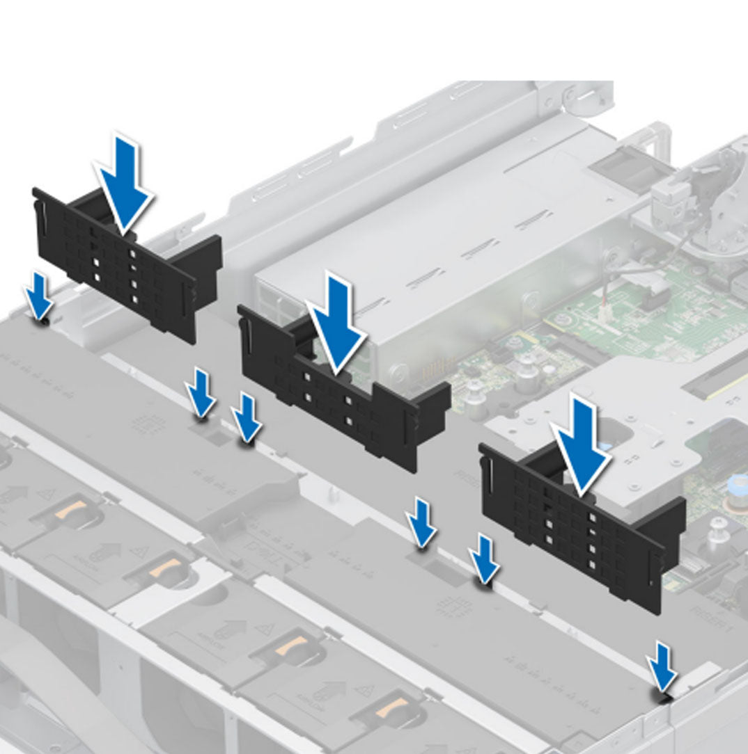 Dell R760 (G16) GPU 3x Baffles Spacers | T96KH