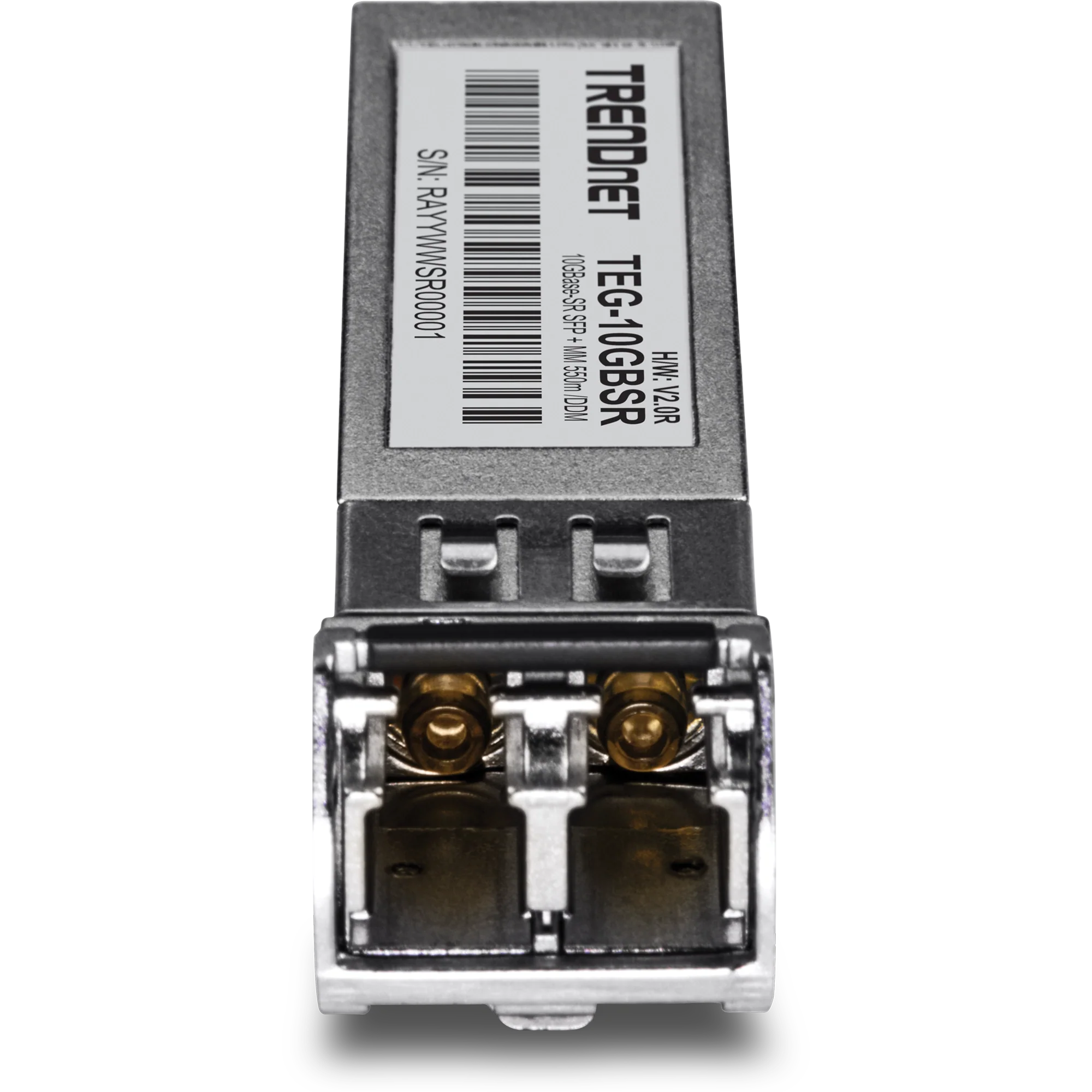 TRENDnet TEG-10GBSR 10GBASE-LR SFP+ Multi-Mode LC Module (400M with DDM)