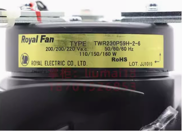 IKURA TWR230P59H-2-6 200/220VAC Motor Blower Motor Cooling Fan