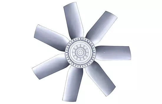 FC080-8DF.6K.3 ZIEHL-ABEGG Axial Fan 3~400V 0.69 kW 1.75A  670rpm