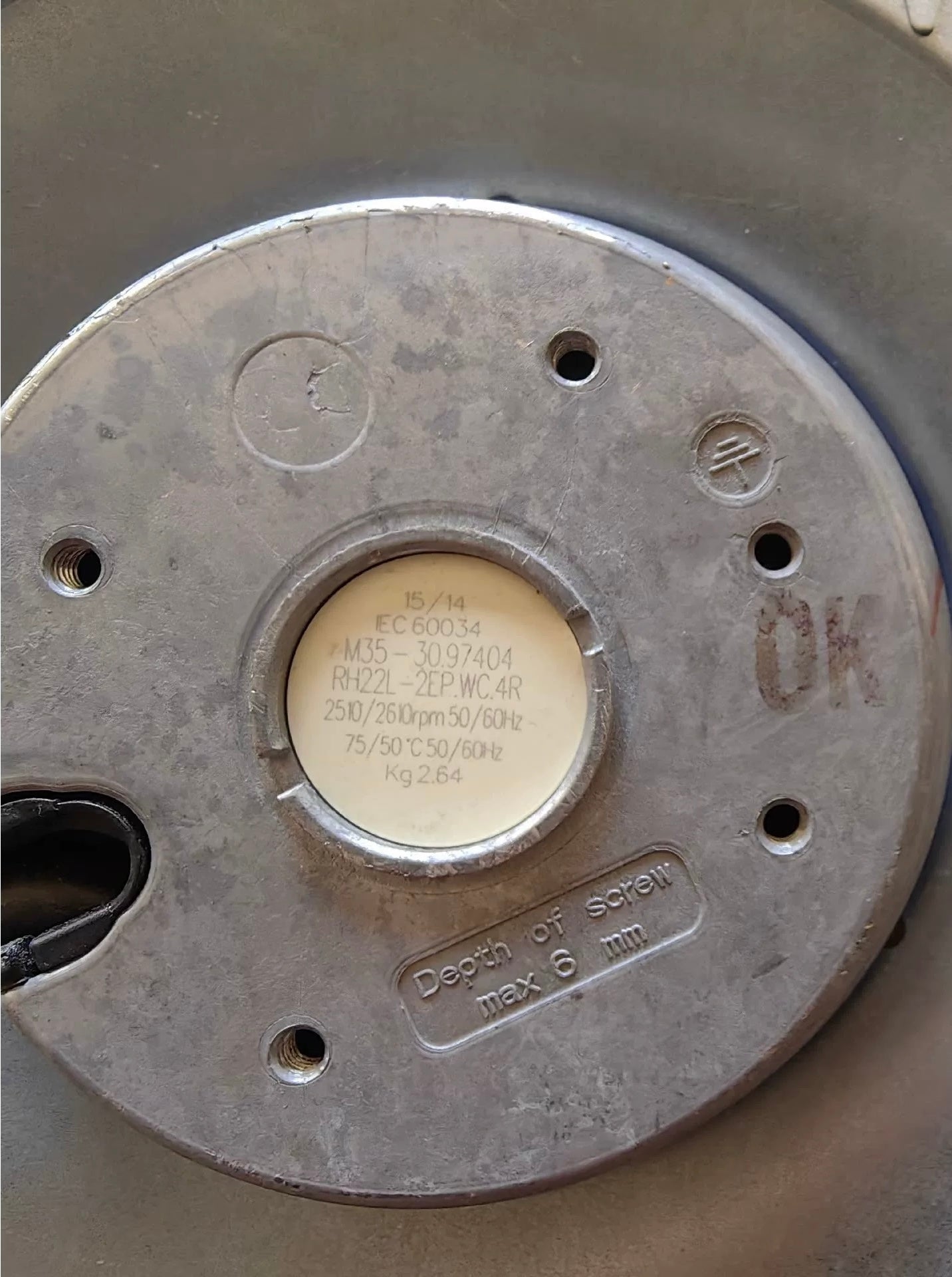 RH22L-2EP.WC.4R  ZIEHL-ABEGG centrifugal fan 1-230V 50HZ
