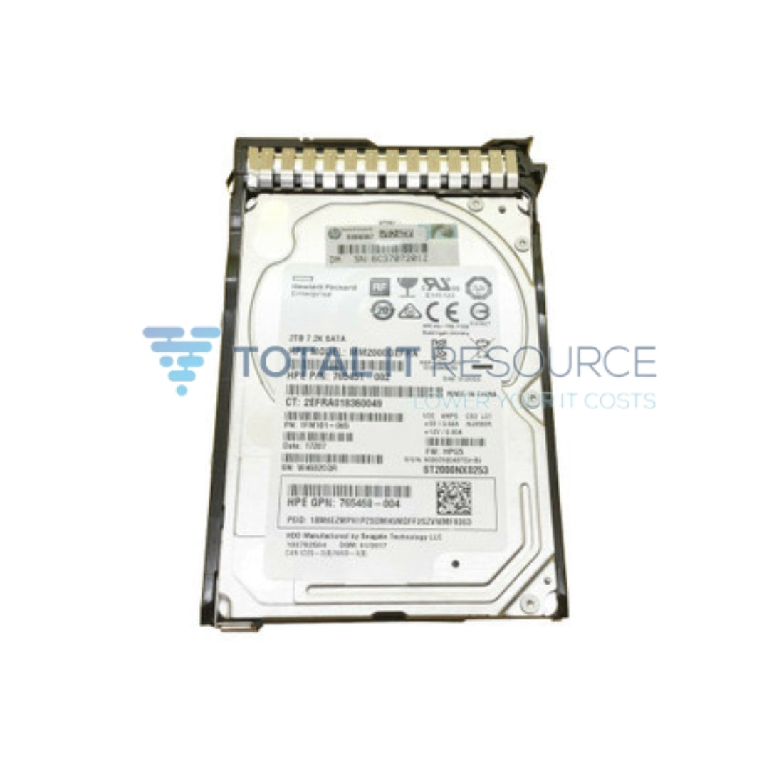 765455-B21 HPE 2TB SATA 6G Midline 7.2K SFF (2.5in SC 512e Digitally Signed Firmware HDD