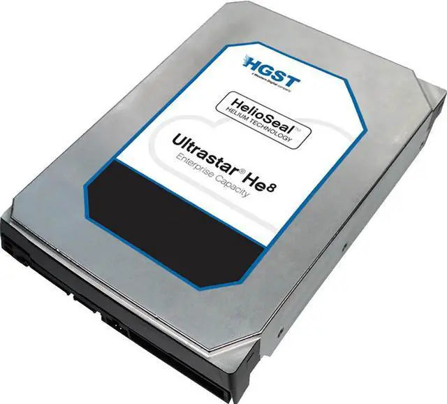 Alt view image 3 of 4 - HGST Ultrastar He8 HUH728080ALE600 8TB 7200 RPM 128MB Cache SATA 6.0Gb/s 3.5-Inch 512e ISE Helium Enterprise Data Center Hard Disk Drive
