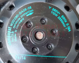 W2D250-GA08-08 ebmpapst 380VAC 268mm L x 268mm FAN AXIAL