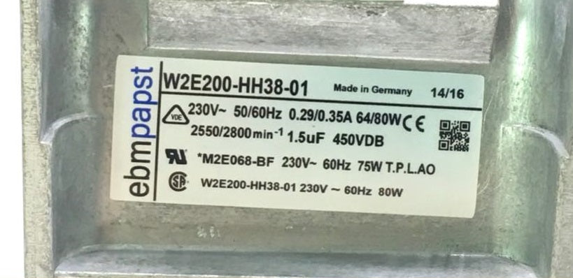 W2E200-HH38-01 Ebm-Papst Fan