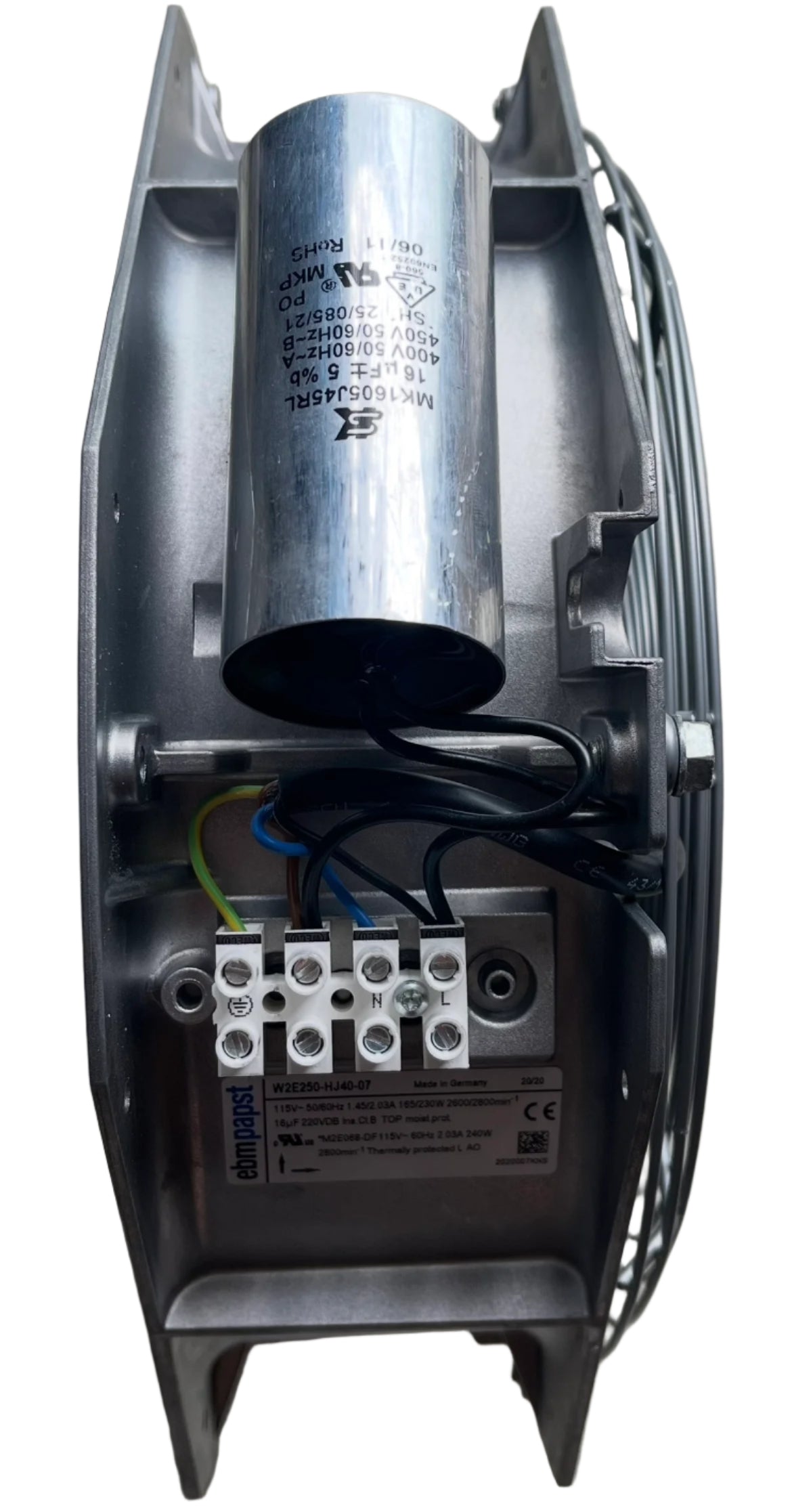 W2E250-HJ40-07 Ebm-Papst axial fan Rittal Cabinet Cooling Systems 115V 165W
