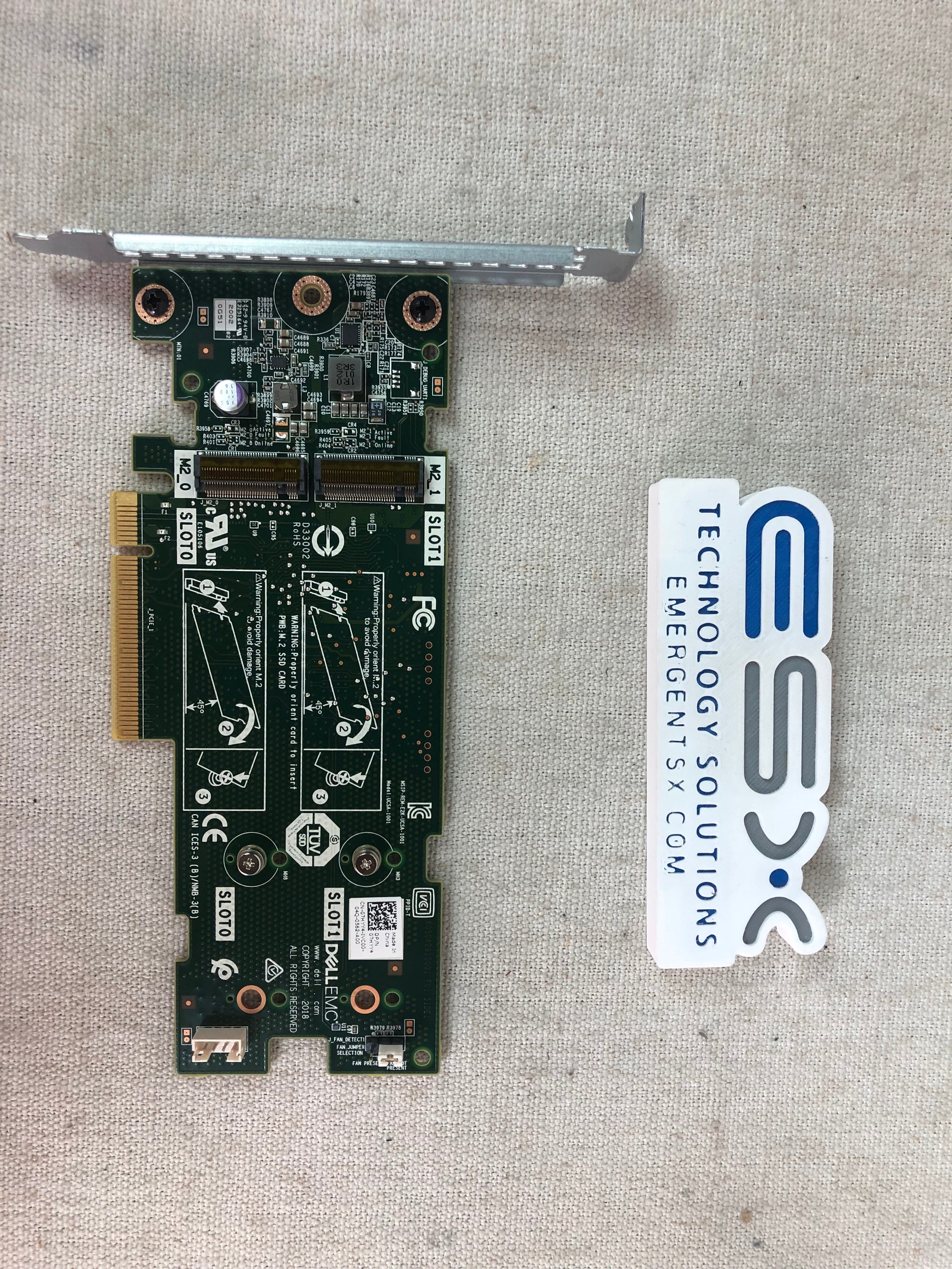 Dell 7HYY4 BOSS Boot Optimized Dual M.2 SSD PCIe Controller Card