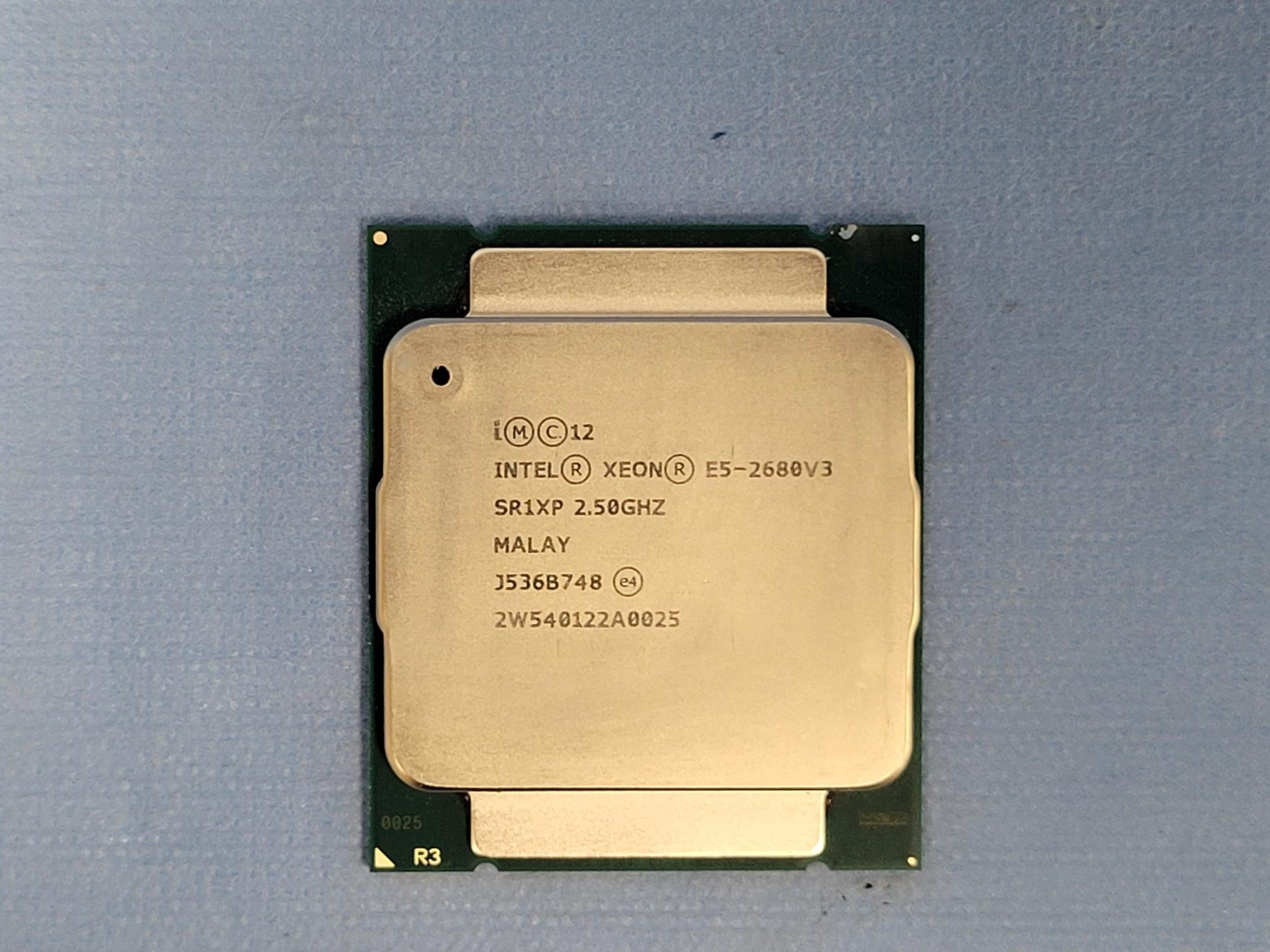 Intel Xeon 12-Core E5-2680v3 @ 2.5GHz 30M 120W Processor SR1XP CPU