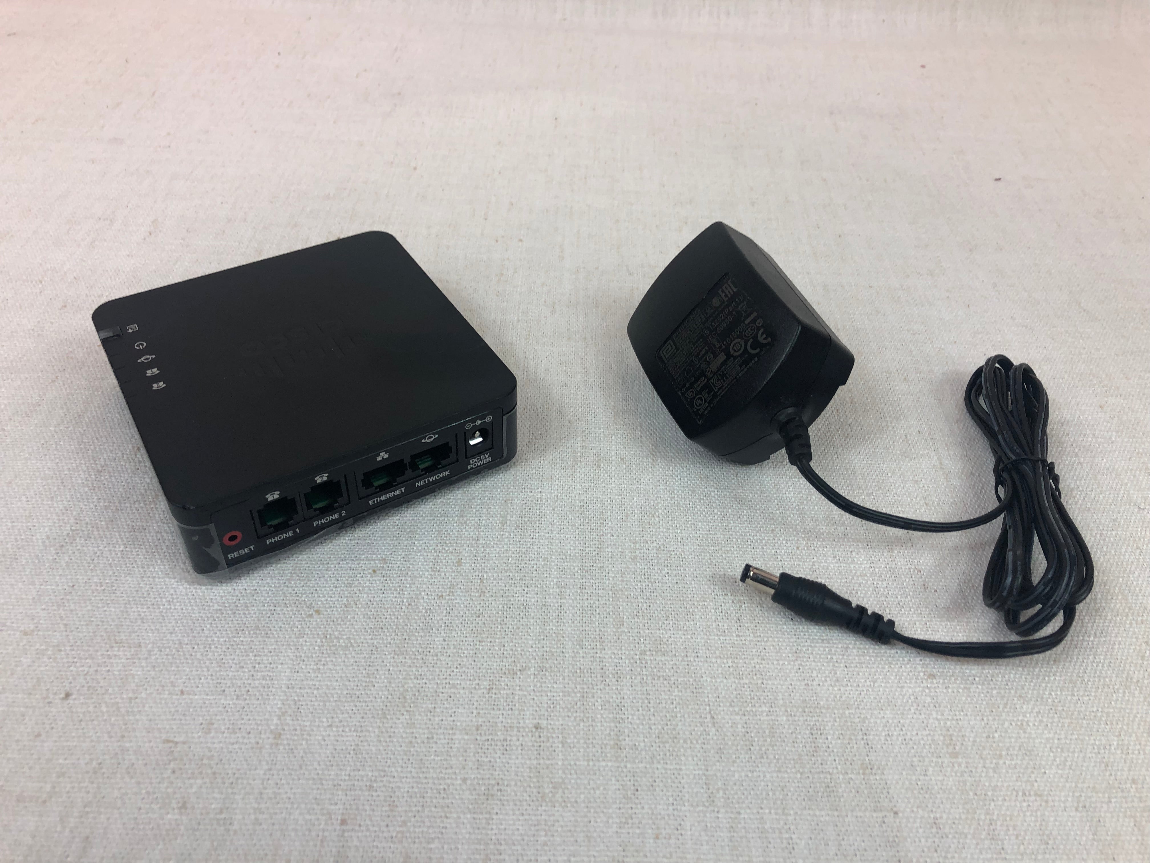 Open Box Cisco ATA192-3PW-K9 2 Port Multiplatform Analog Telephone