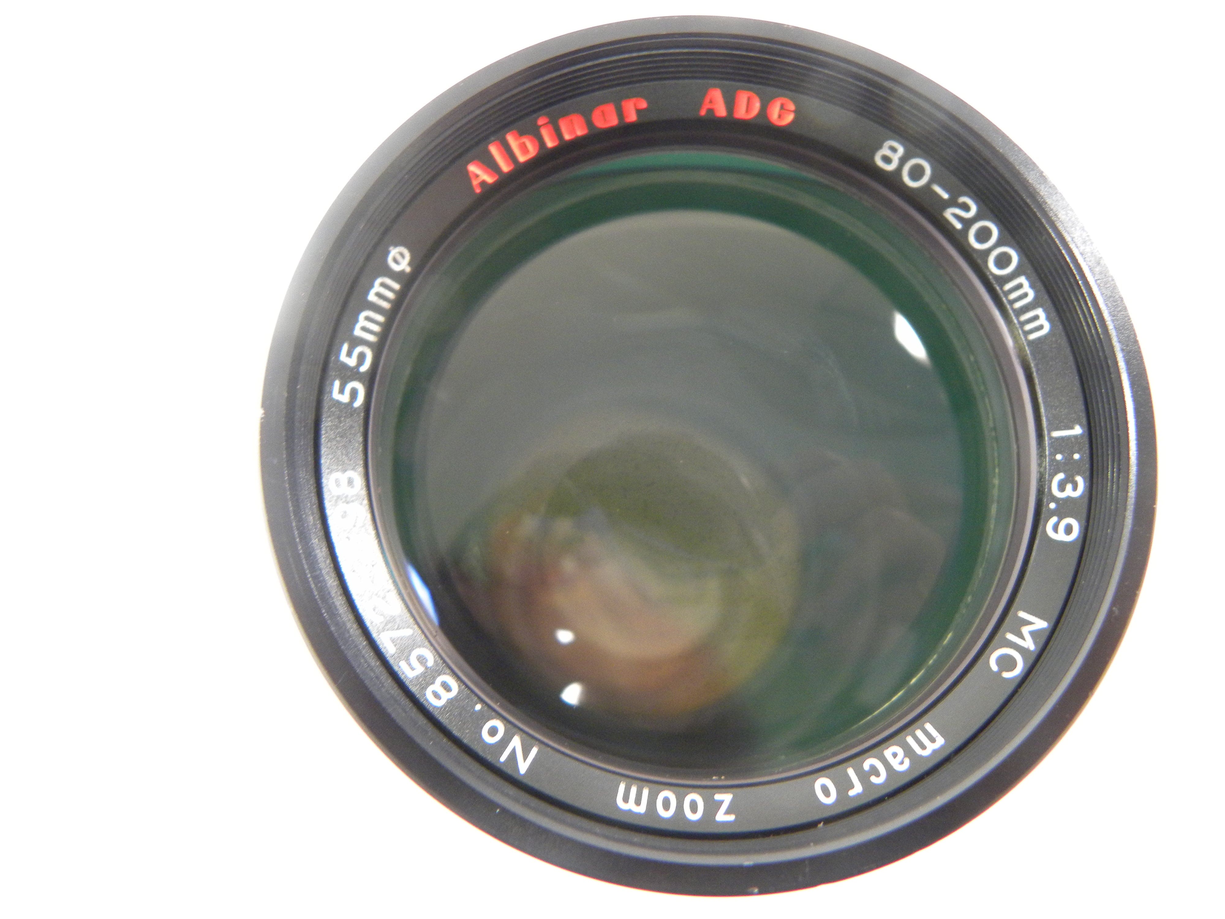 Albinar ADG MC Macro Zoom 80-200mm f3.9 Canon FD mount